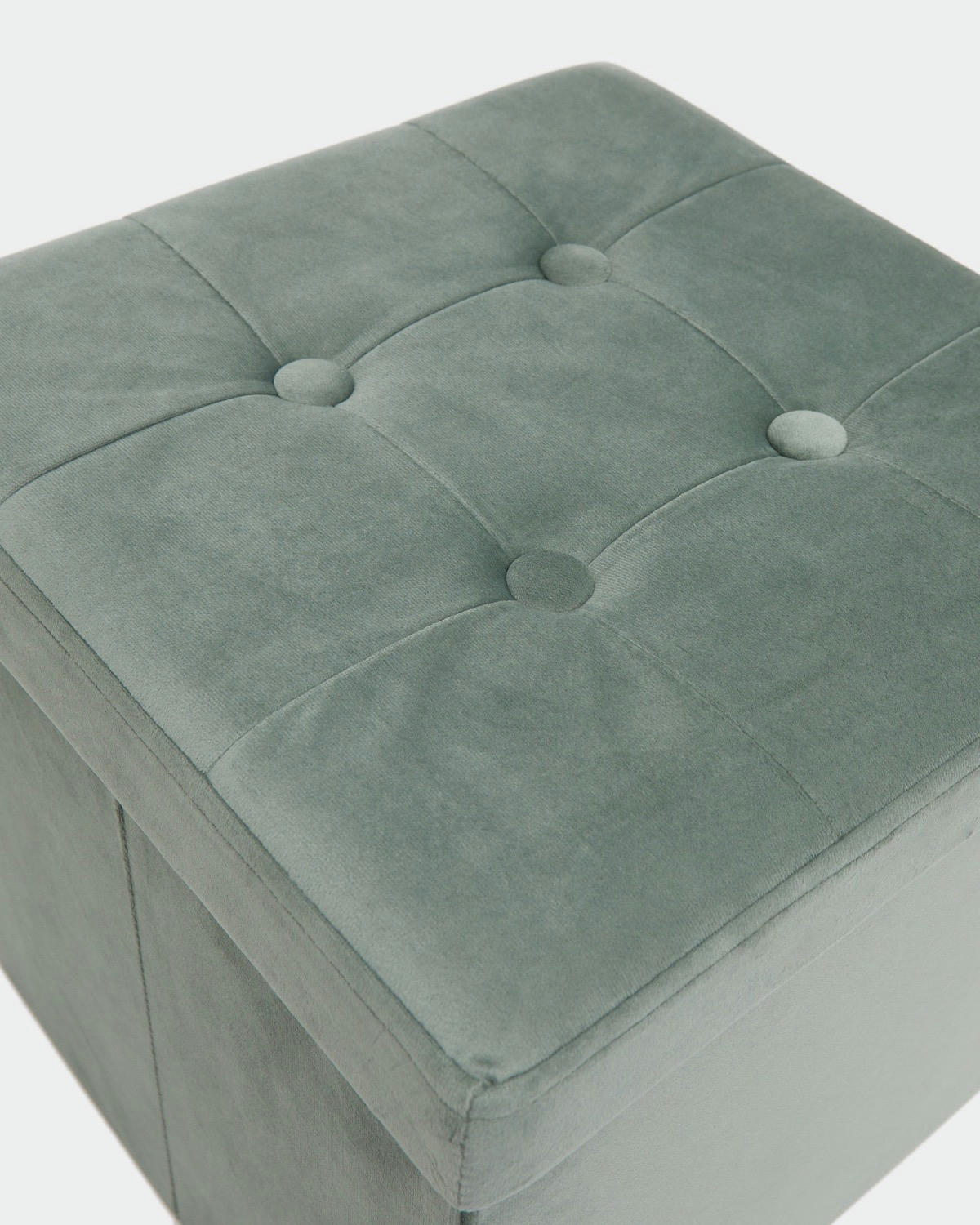 Velvet Storage Cube With Lid