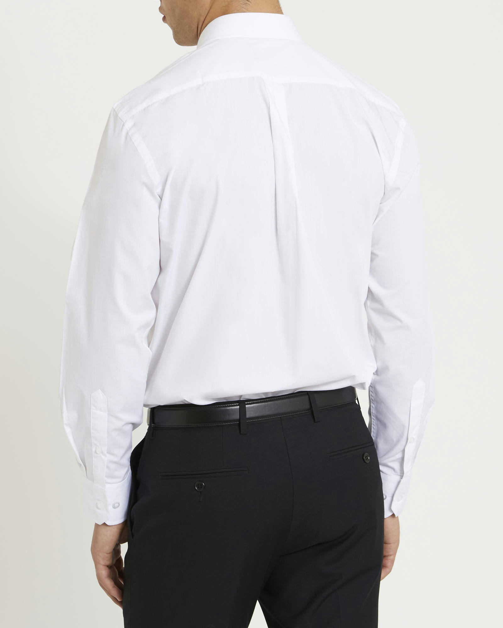 Regular Fit Long-Sleeved Cotton Rich Shirt