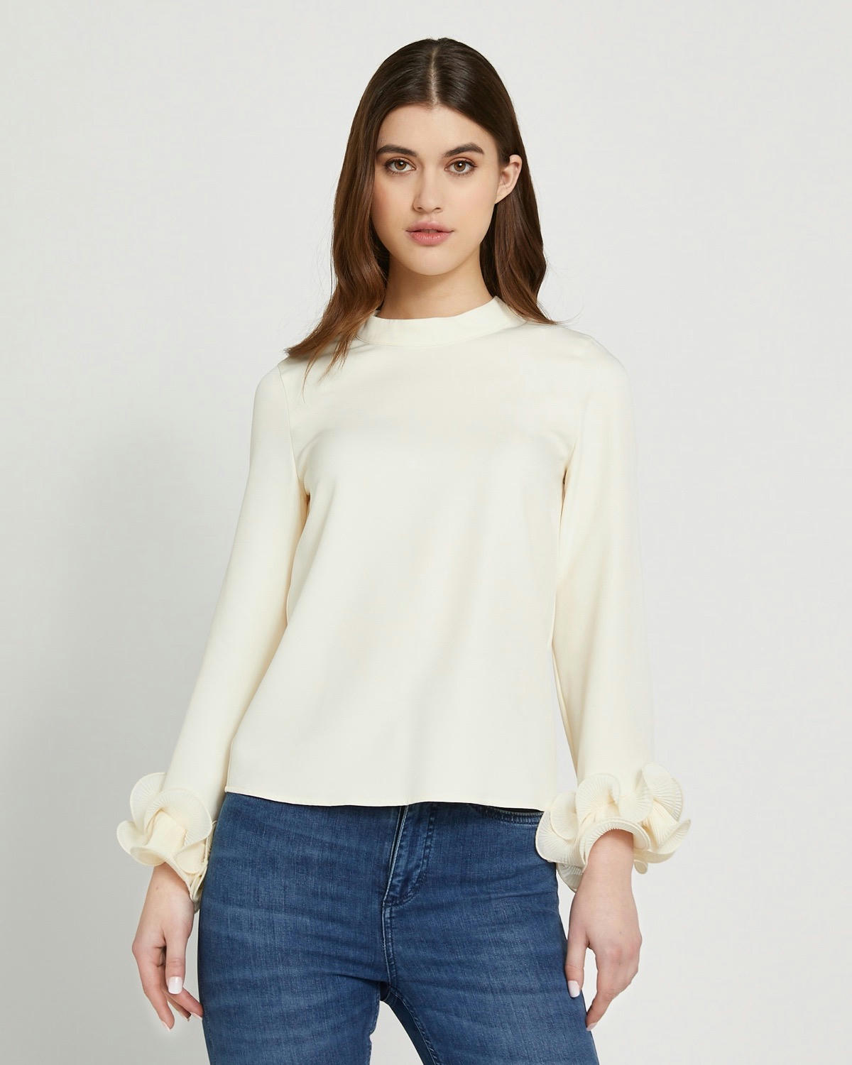 Savida Lily Ruffle Cuff Blouse