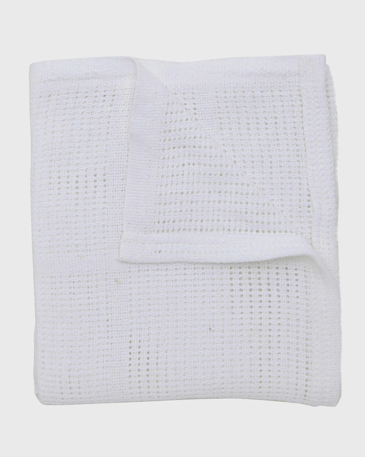 White Cellular Shawl