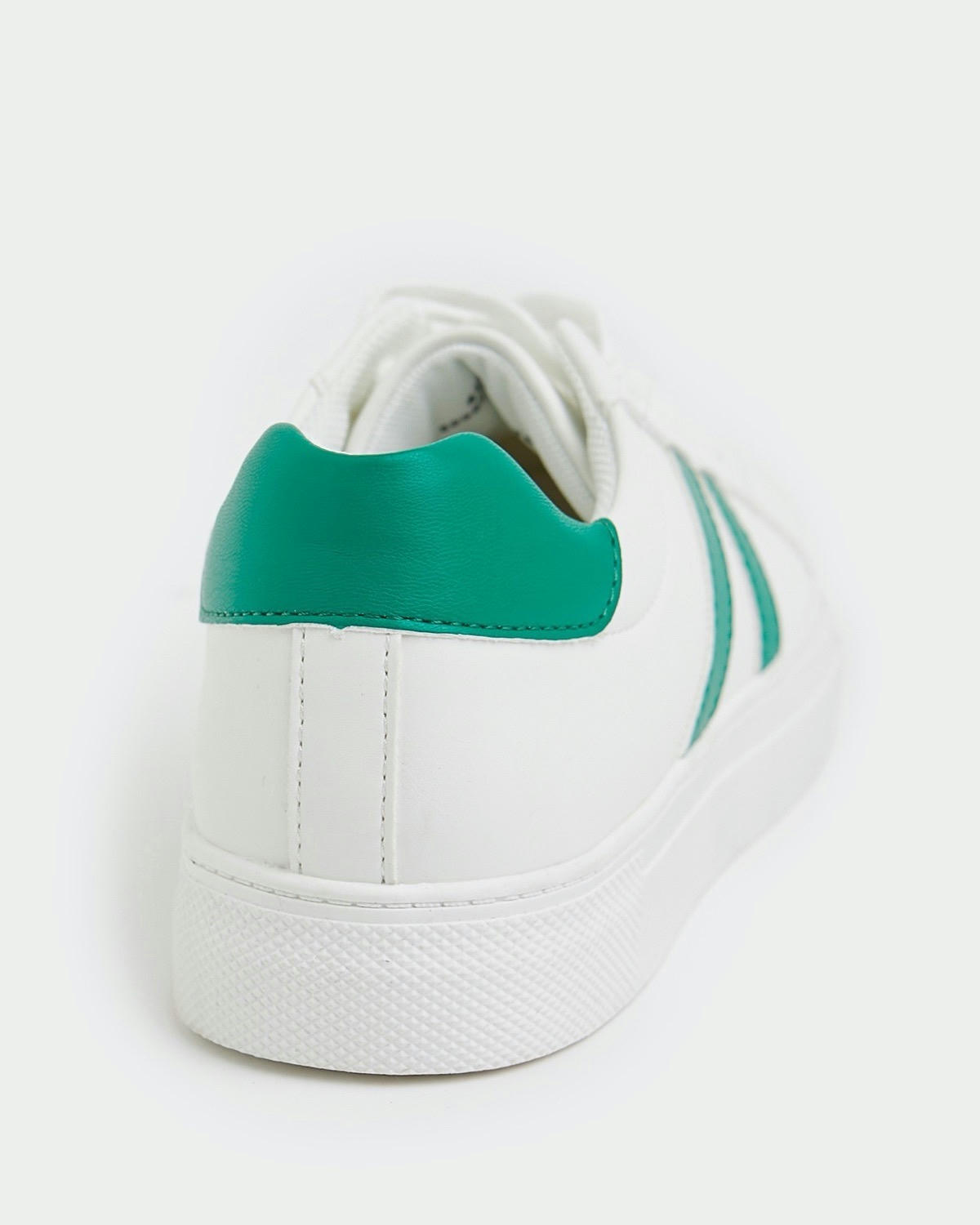 White Lace Up Trainers