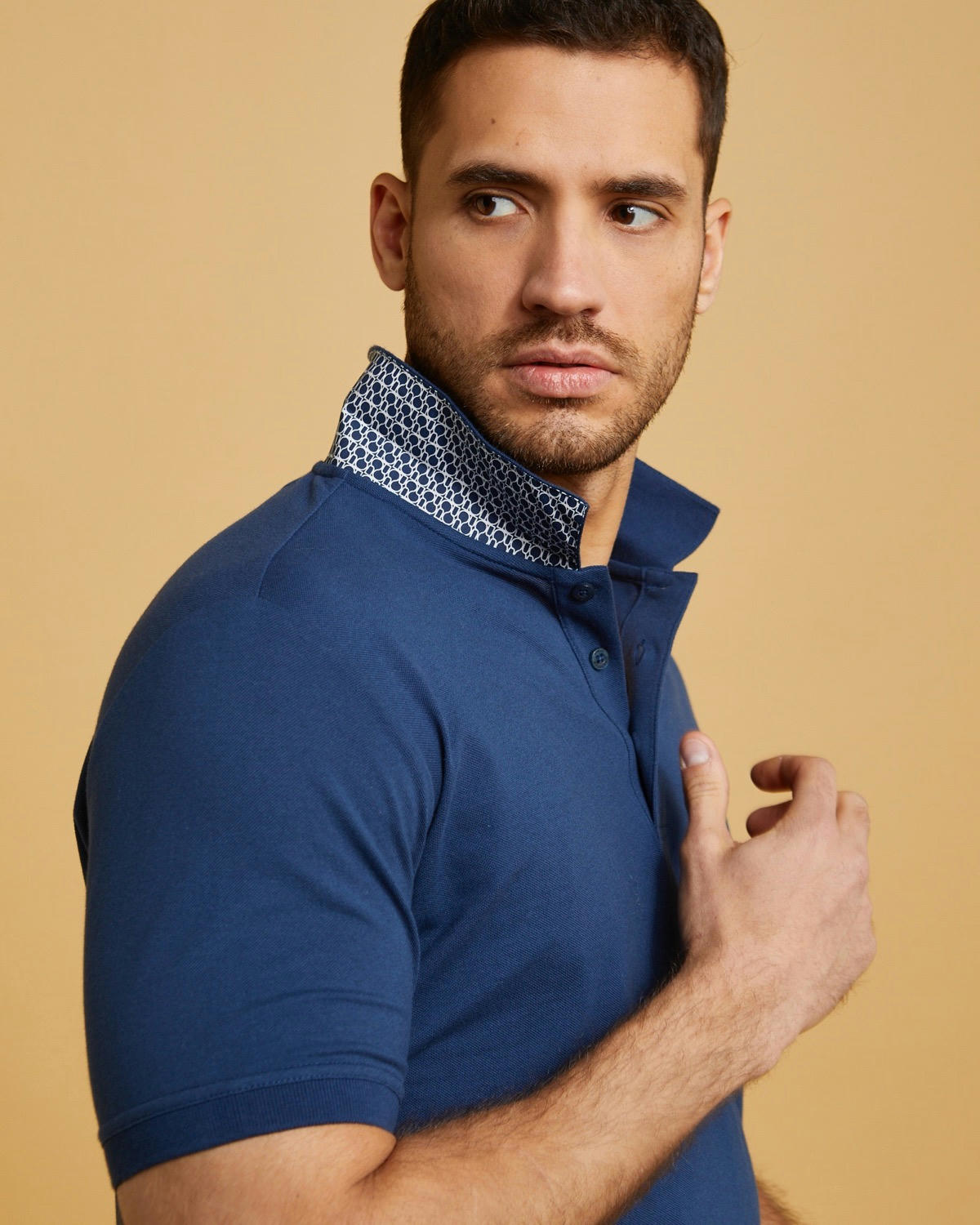 Paul Costelloe Living Stretch Pique Polo Shirt