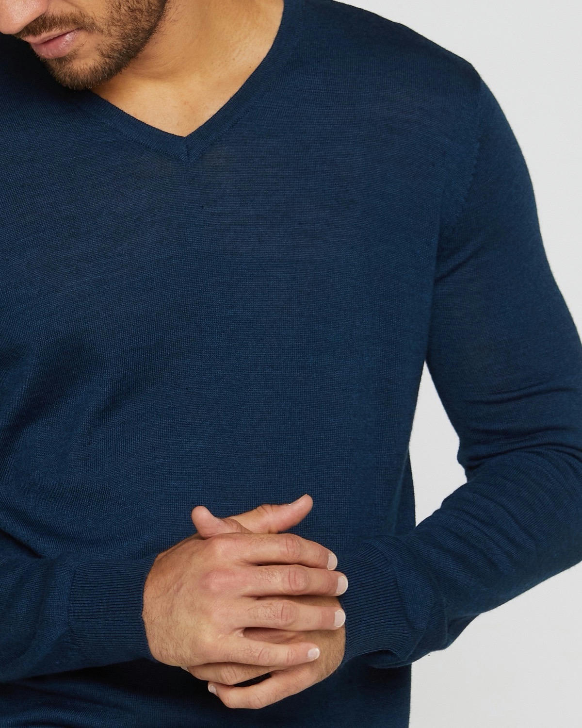 Merino Blend V-Neck Jumper