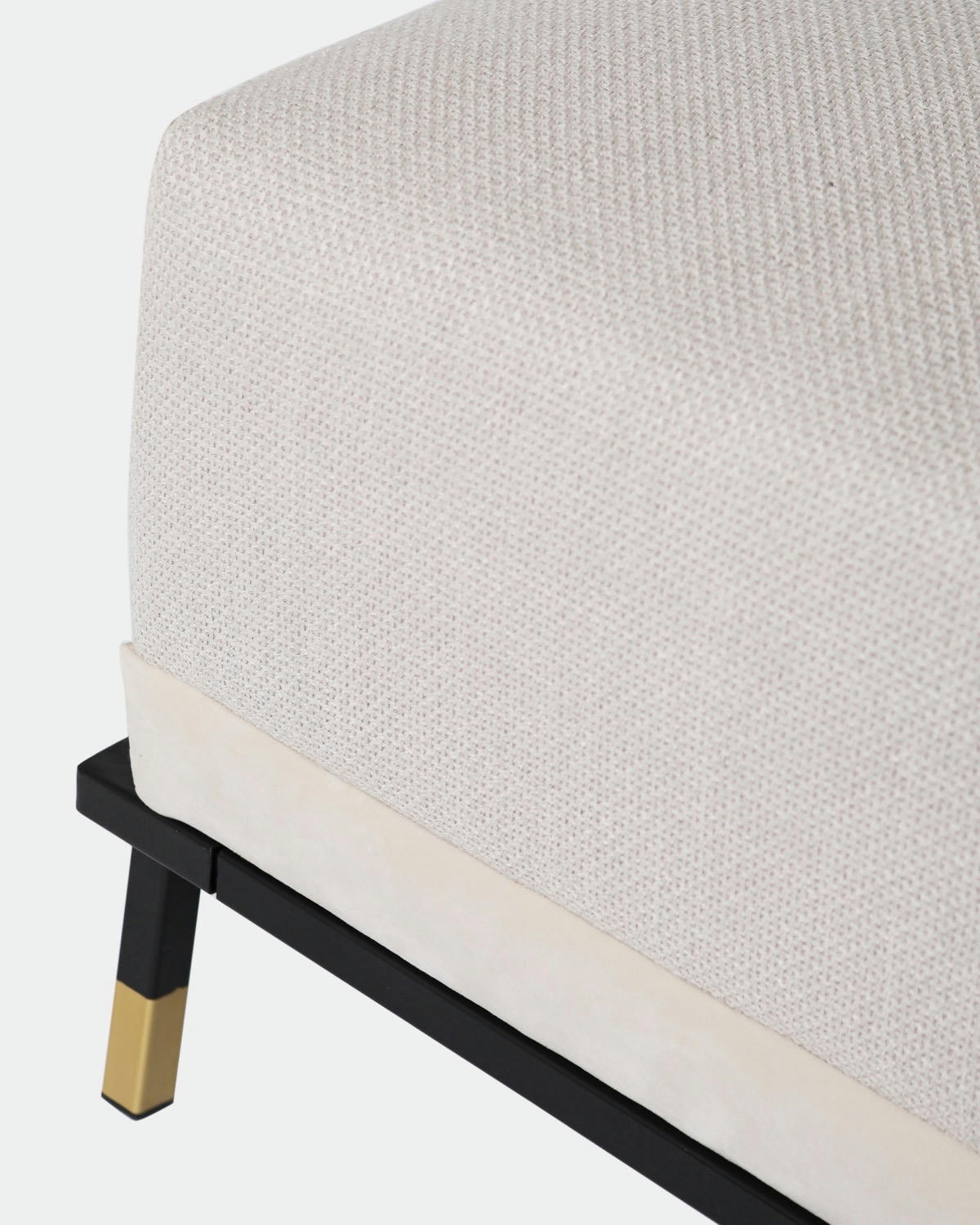 Francis Brennan the Collection Mink Kenmare Footstool