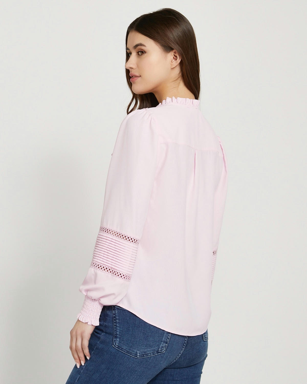 Savida Lily Lace Button Up Blouse