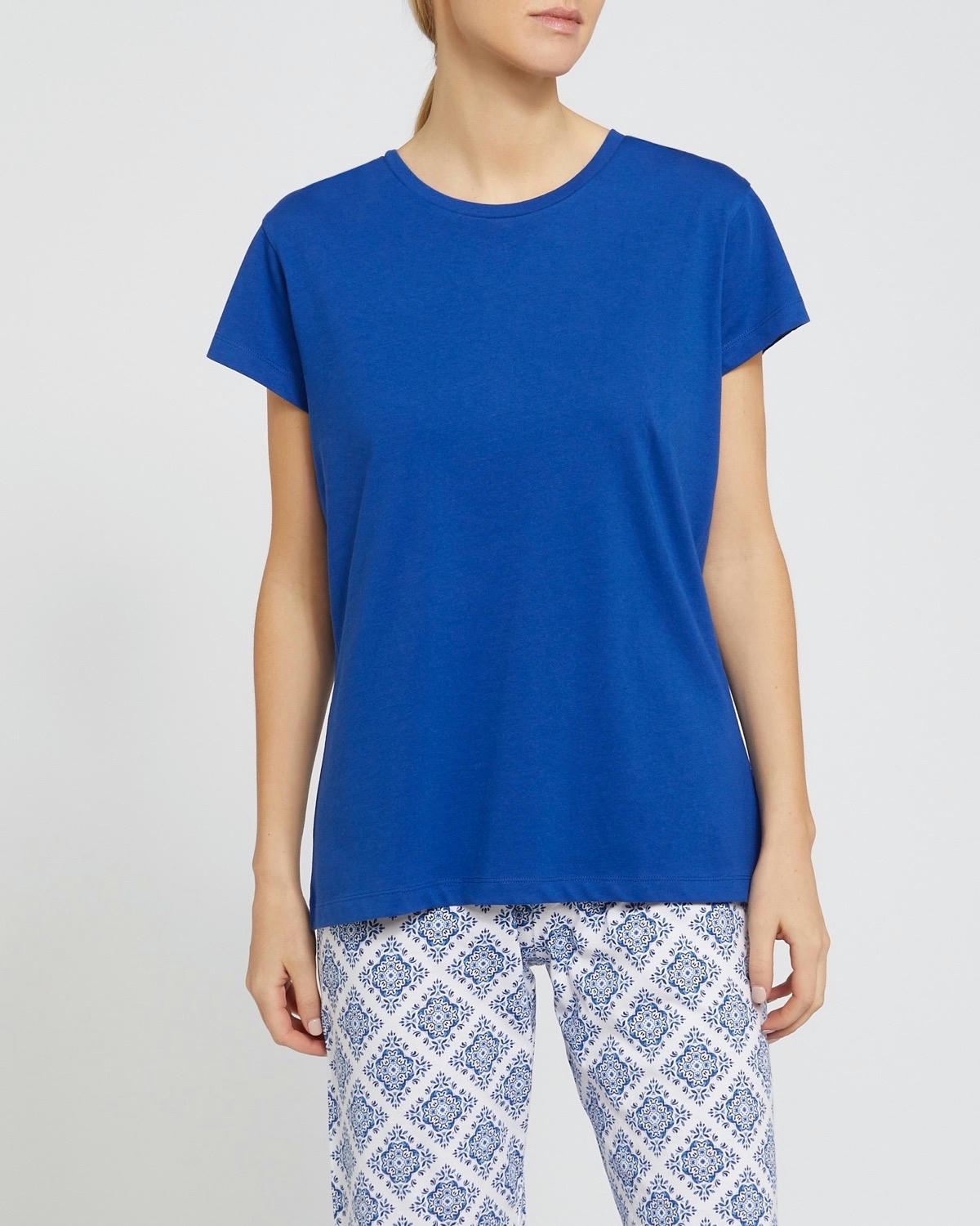 Cotton Cropped Pyjama Set