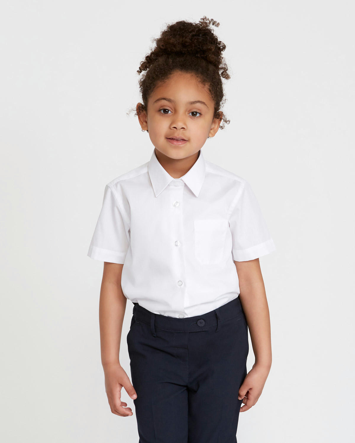 Non-Iron Short-Sleeved Blouses - Pack Of 3