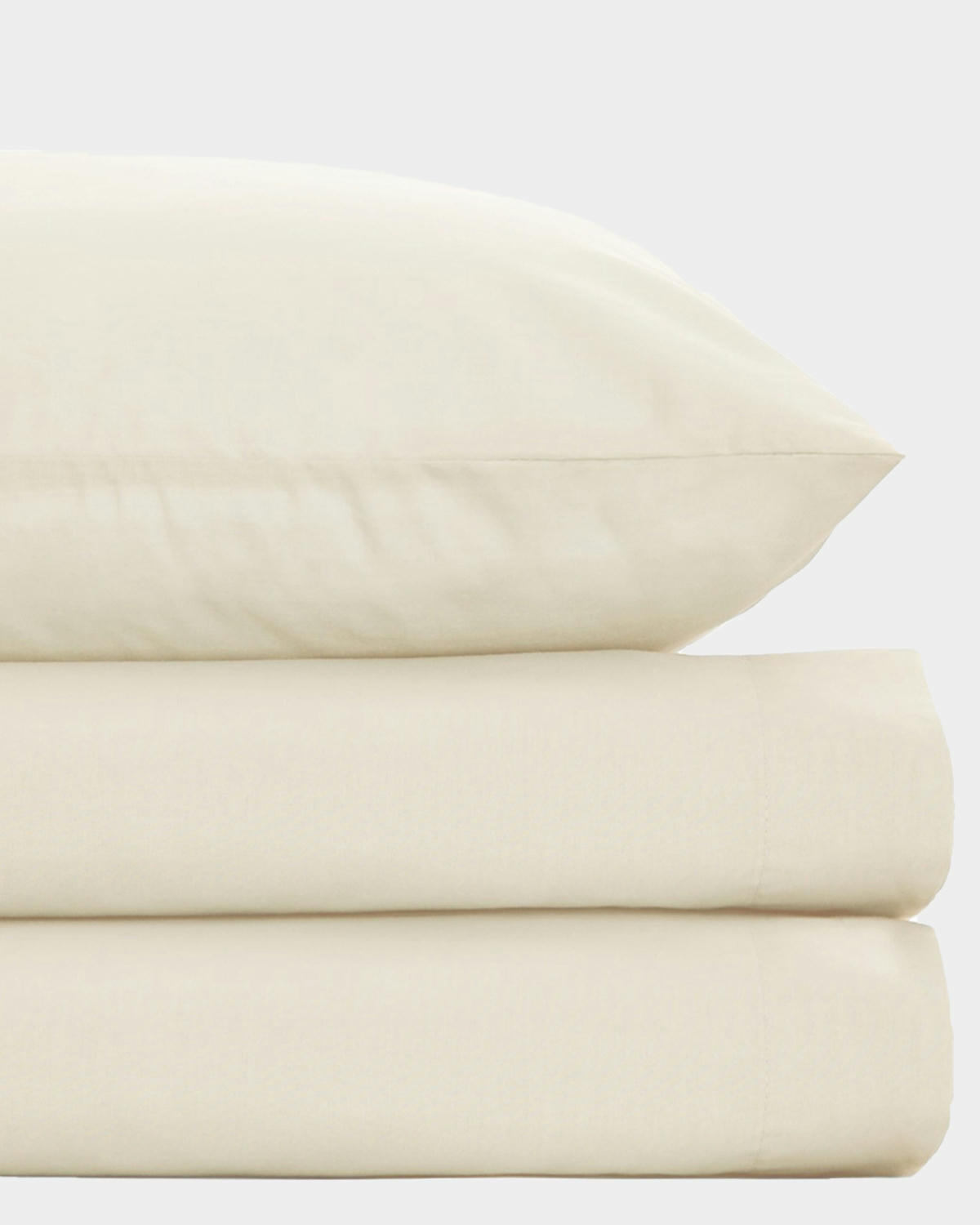 Percale Fitted Sheet 180 Thread Count - Single