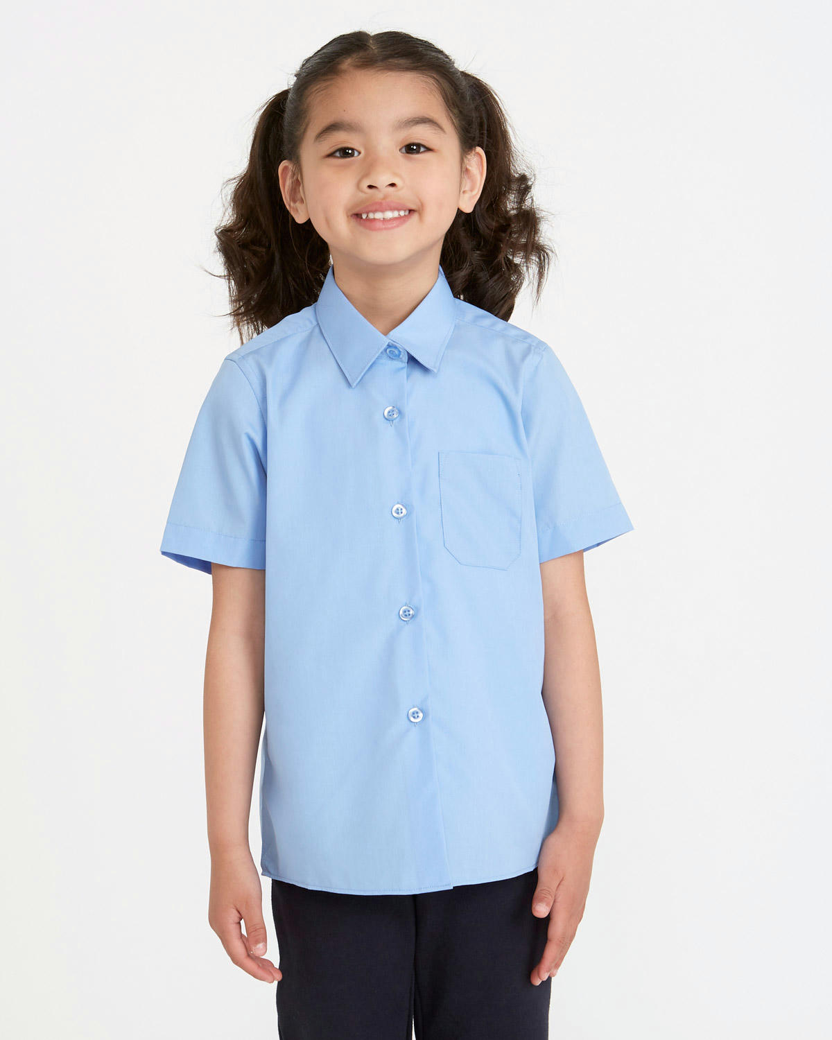 Easy Care Short-Sleeved Blouses - Pack Of 3 (4-16 Years)