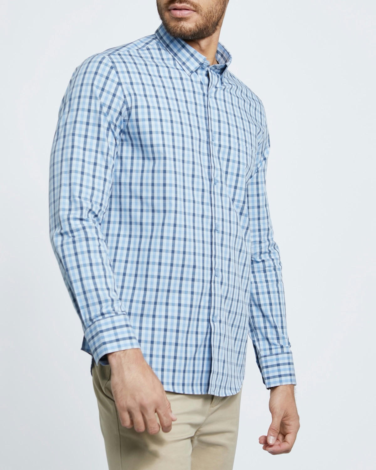 Luxury Stretch Check Shirt