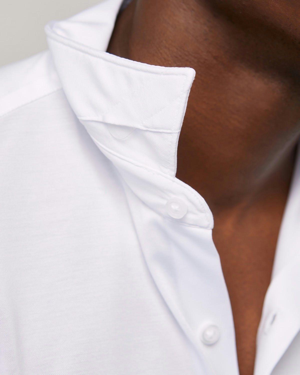 Tailored Fit Long Sleeved Knitted Stretch Shirt