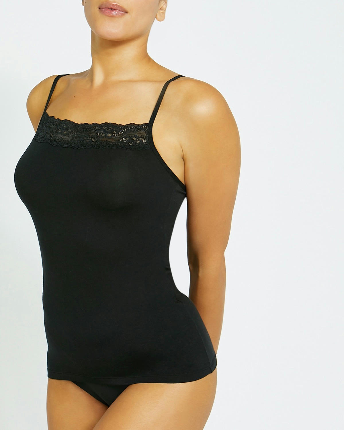 Modal Lace Trim Vest