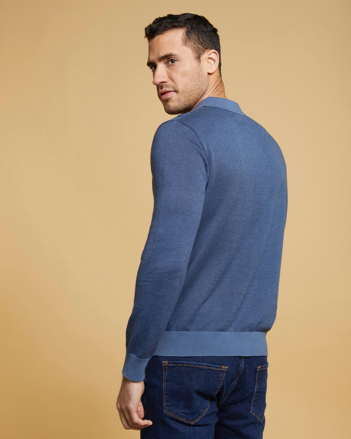 Paul Costelloe Living Long Sleeve Polo Top