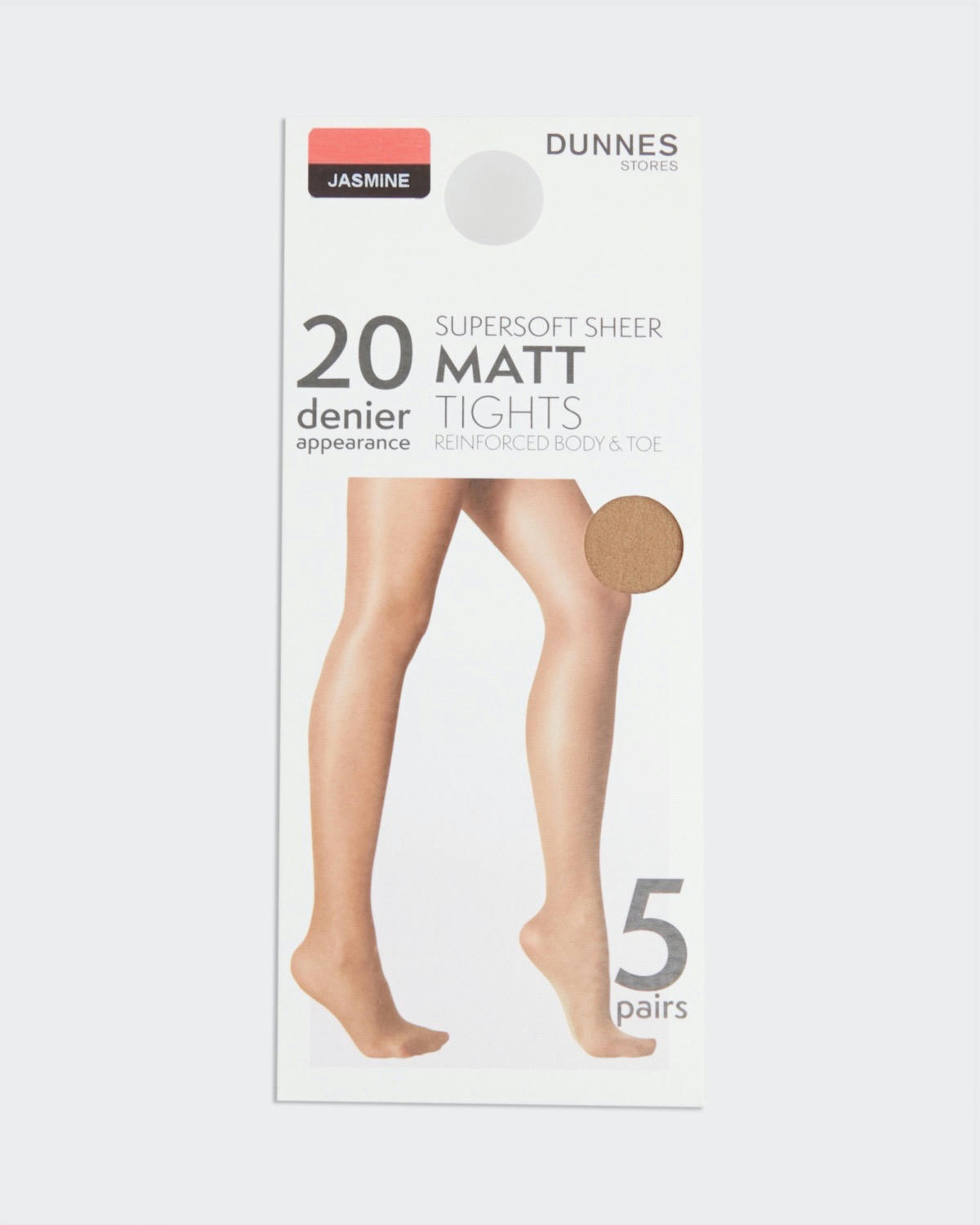 20 Denier Sheer Matt Tights - Pack Of 5