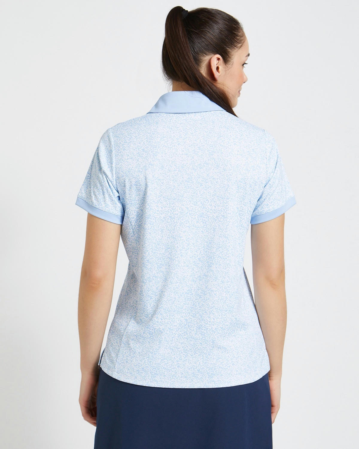 Pádraig Harrington Golf Blue Animal Print Polo Shirt