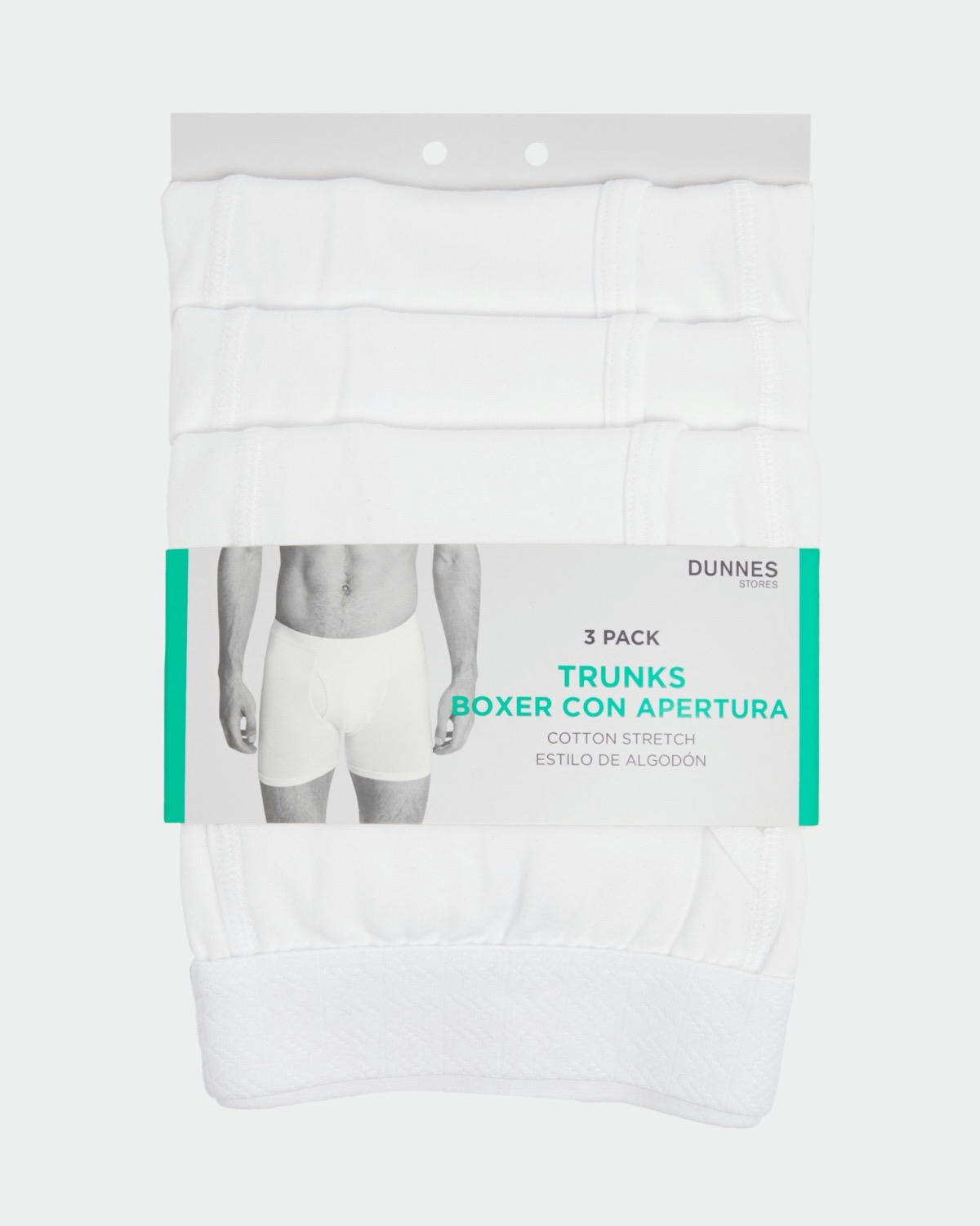 Black Cotton Rich Keyhole Trunks - Pack Of 3