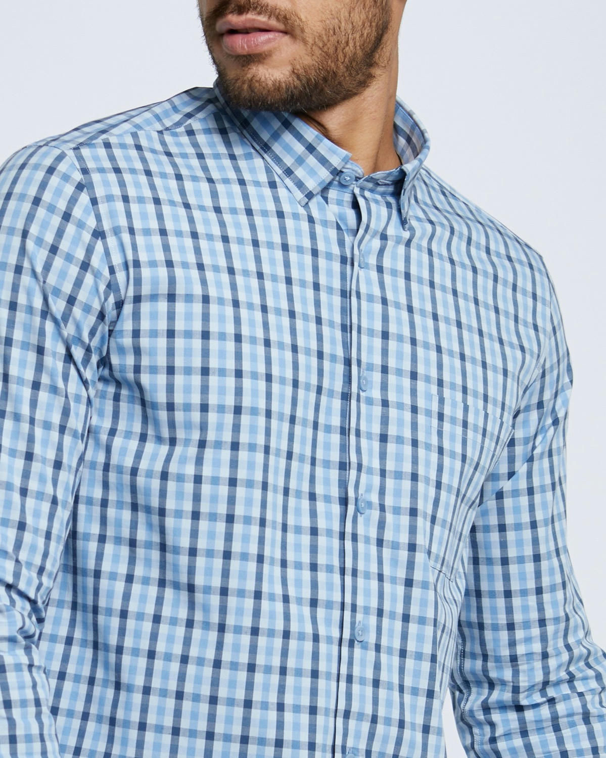Luxury Stretch Check Shirt