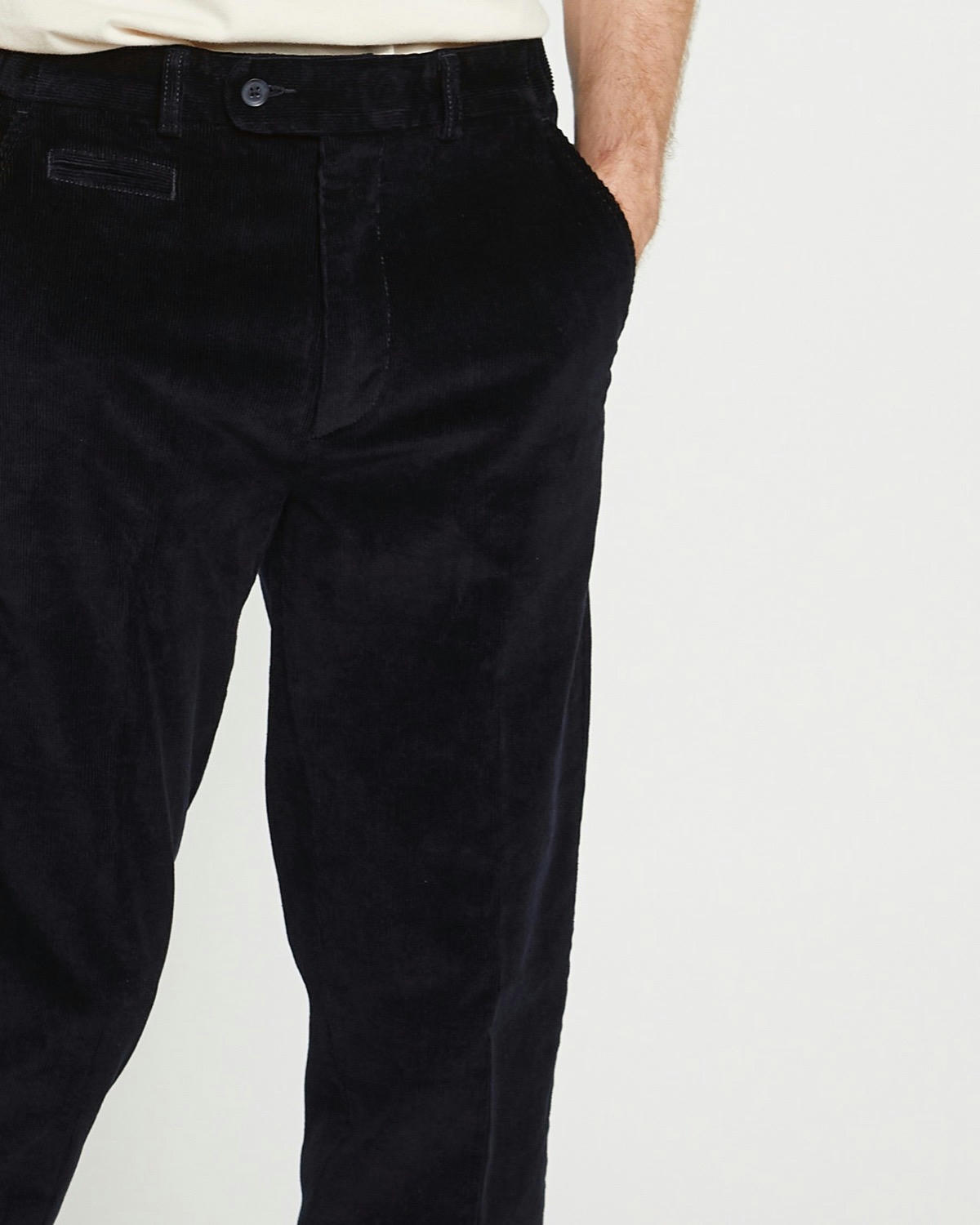 Regular Fit Stretch Corduroy Trousers
