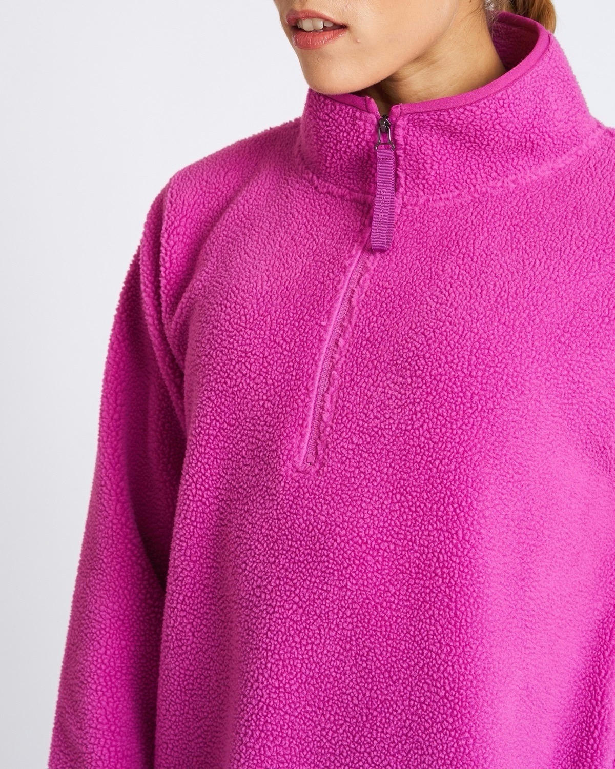 Powercut Ascend Quarter Zip Fleece in Orchid Violet