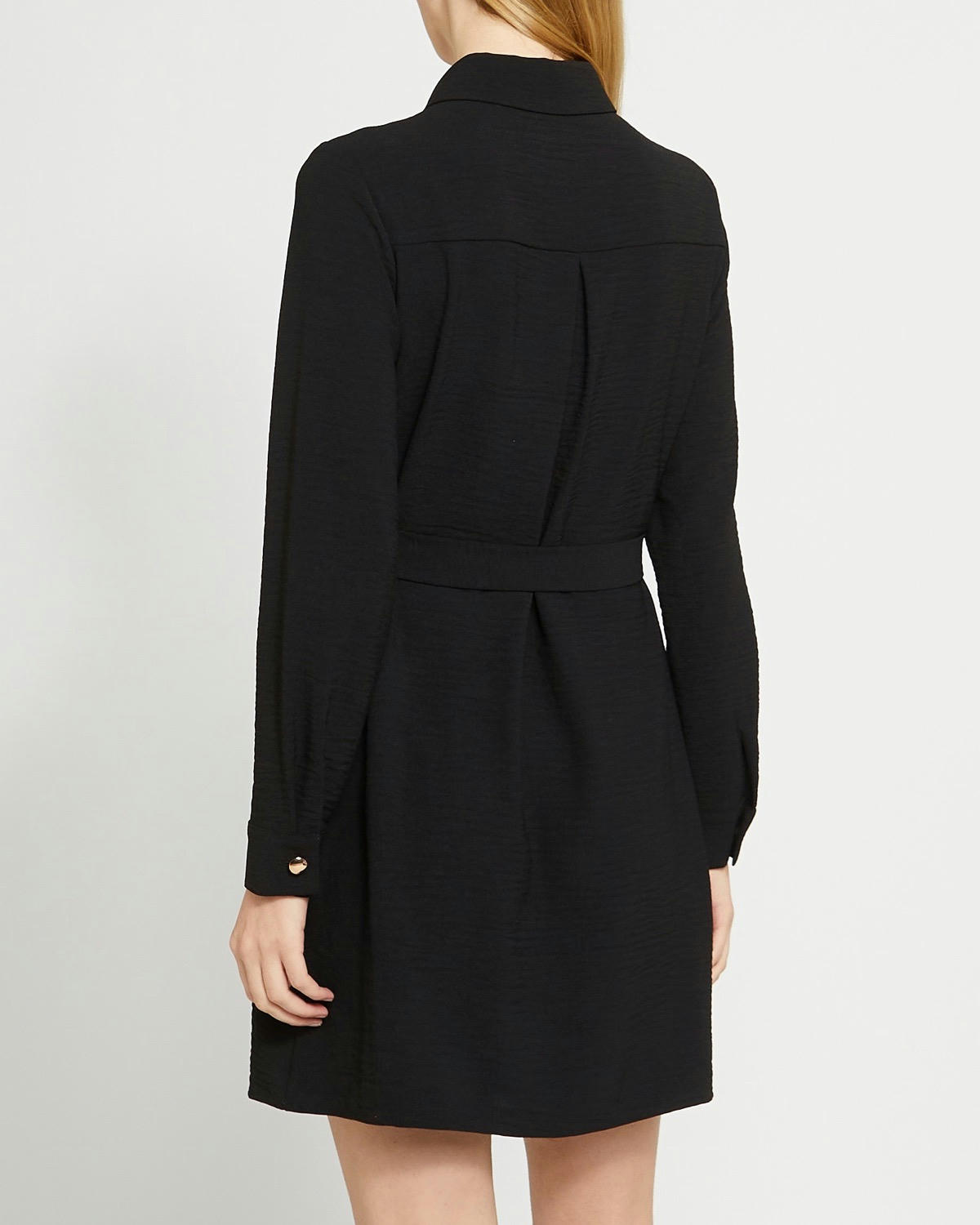 Military Utility Shirt Dress