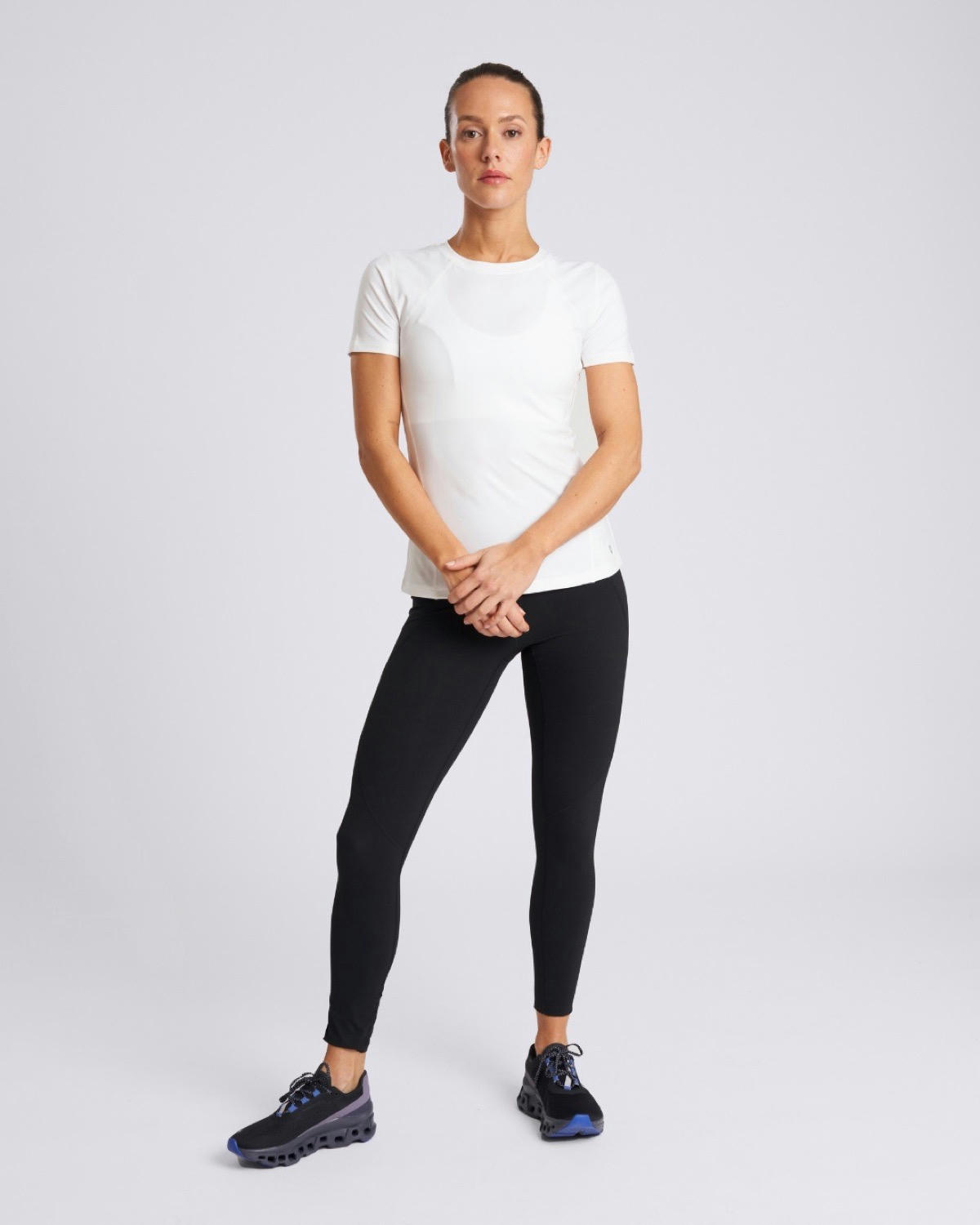 Powercut Sculpt Perform Training T-Shirt in White