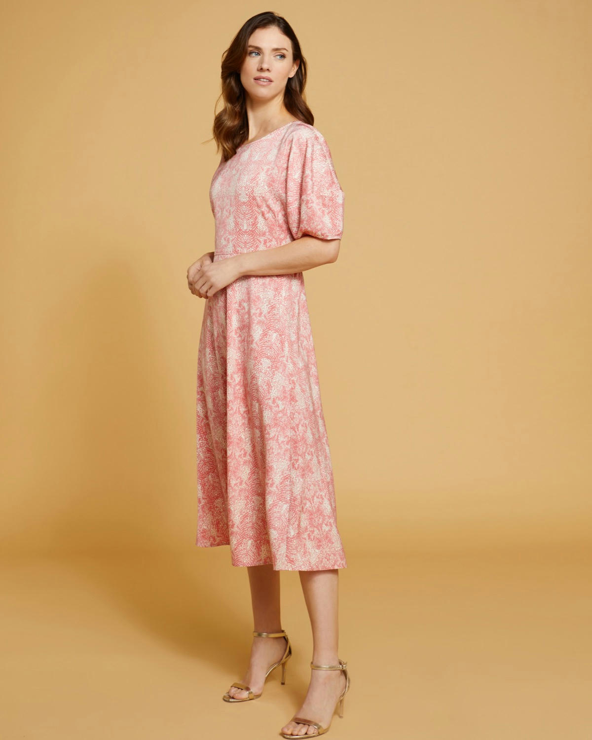 Paul Costelloe Living Studio Palermo Snakeskin Midi Dress