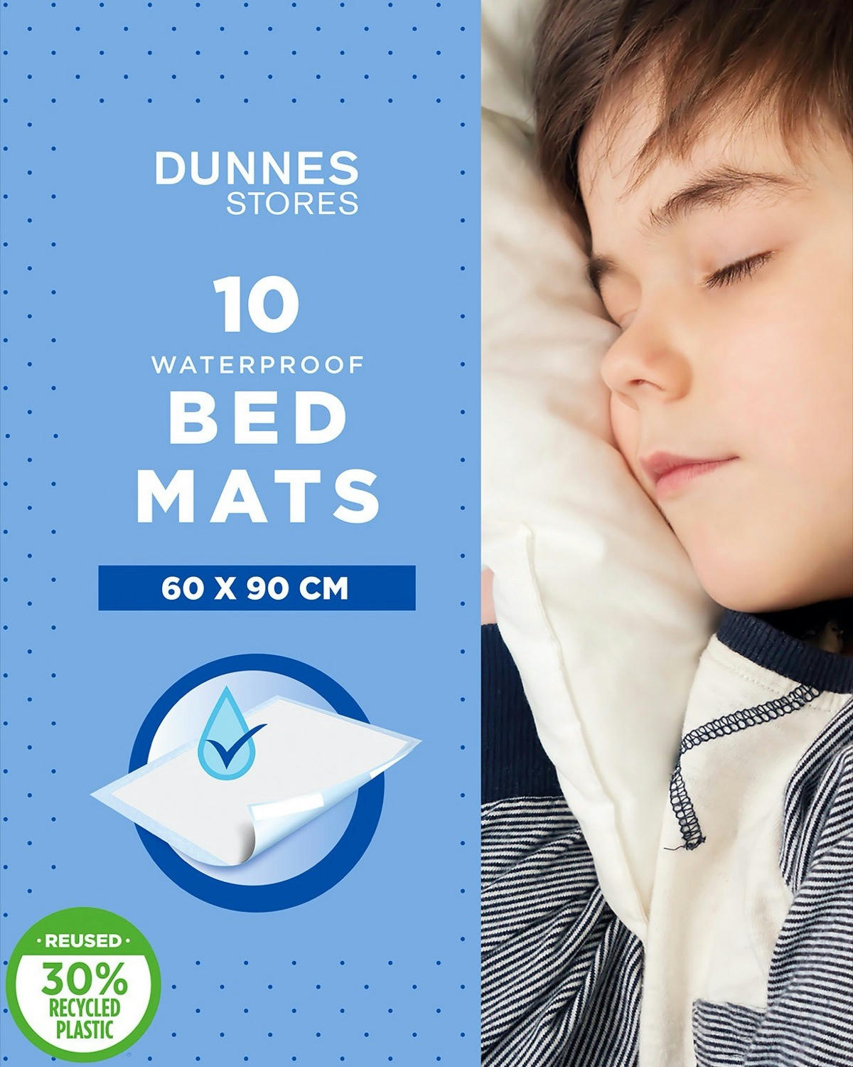 Dunnes Stores Waterproof Bedmat - Pack Of 10