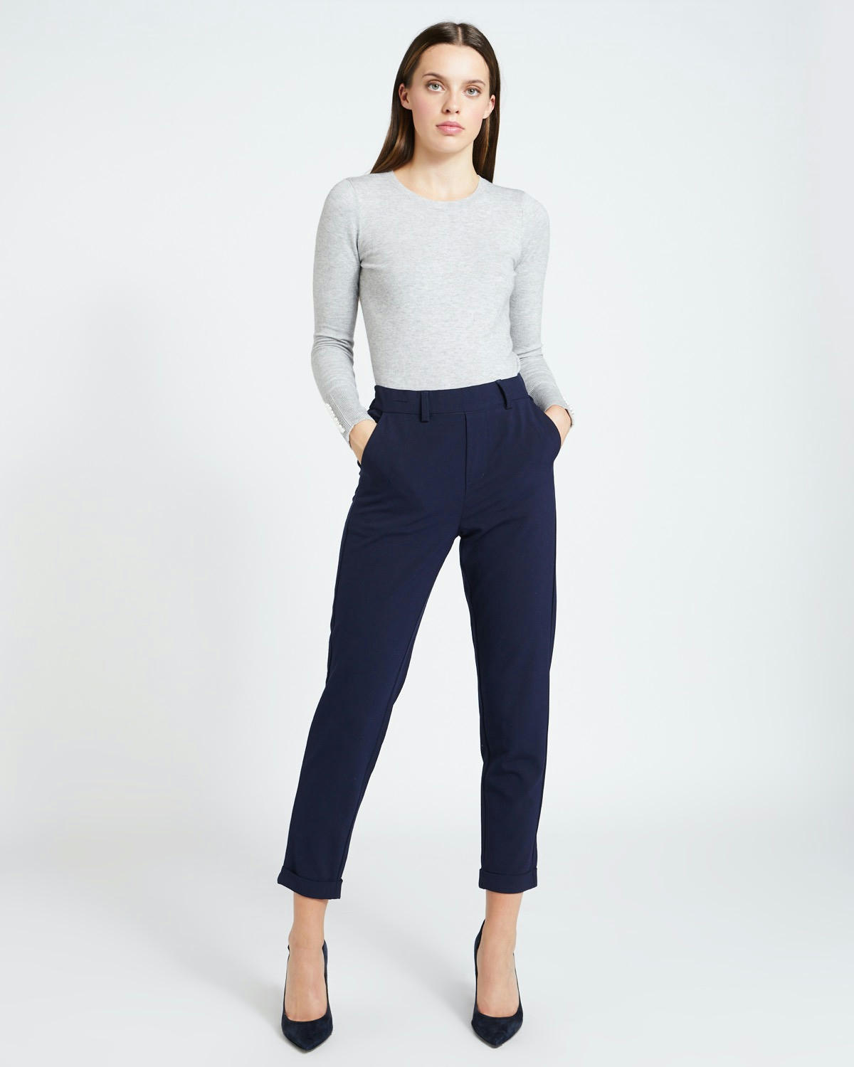 Savida Elastic Waist Trousers