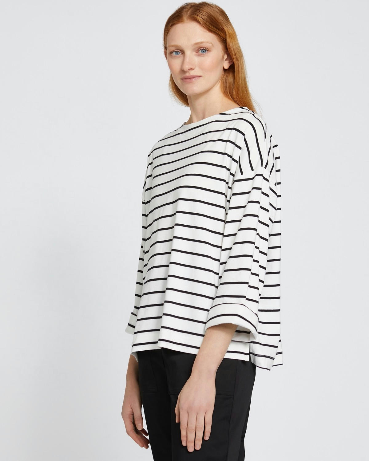 Carolyn Donnelly The Edit Stripe Cotton Top