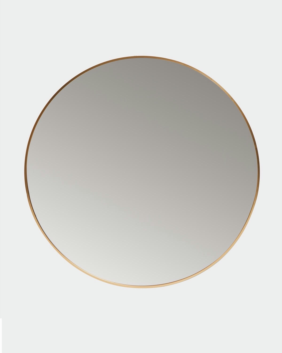 Framed Round Mirror