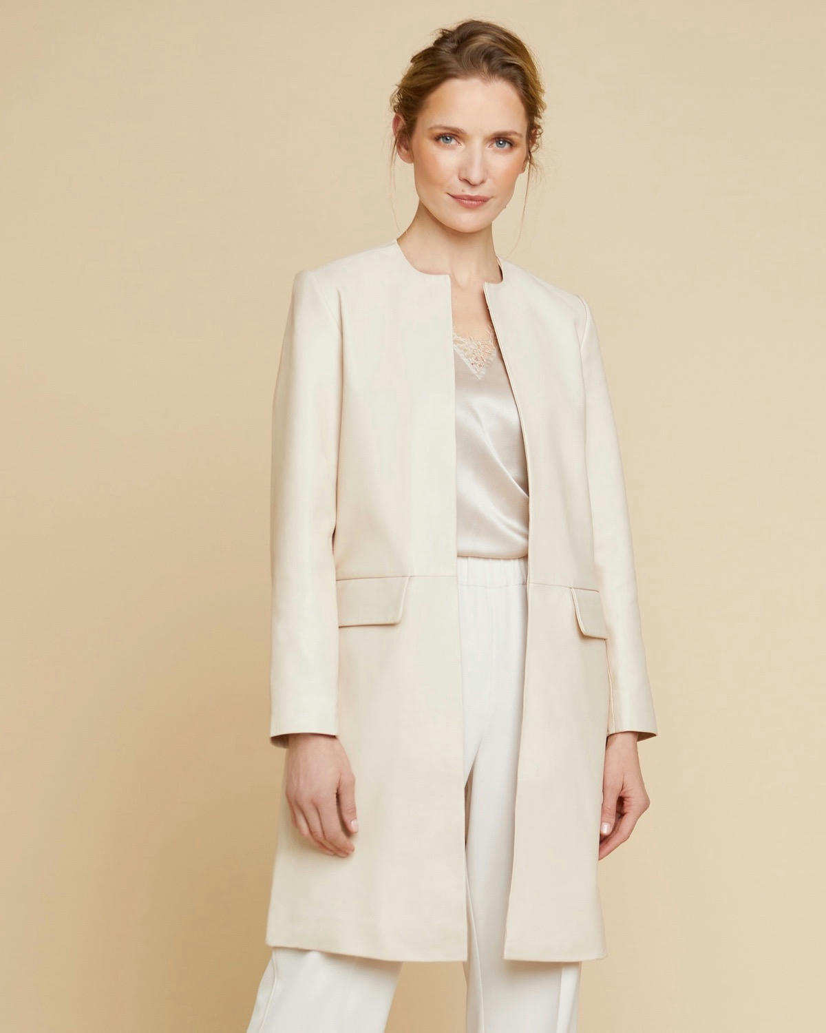 Paul Costelloe Living Studio Leather Coat