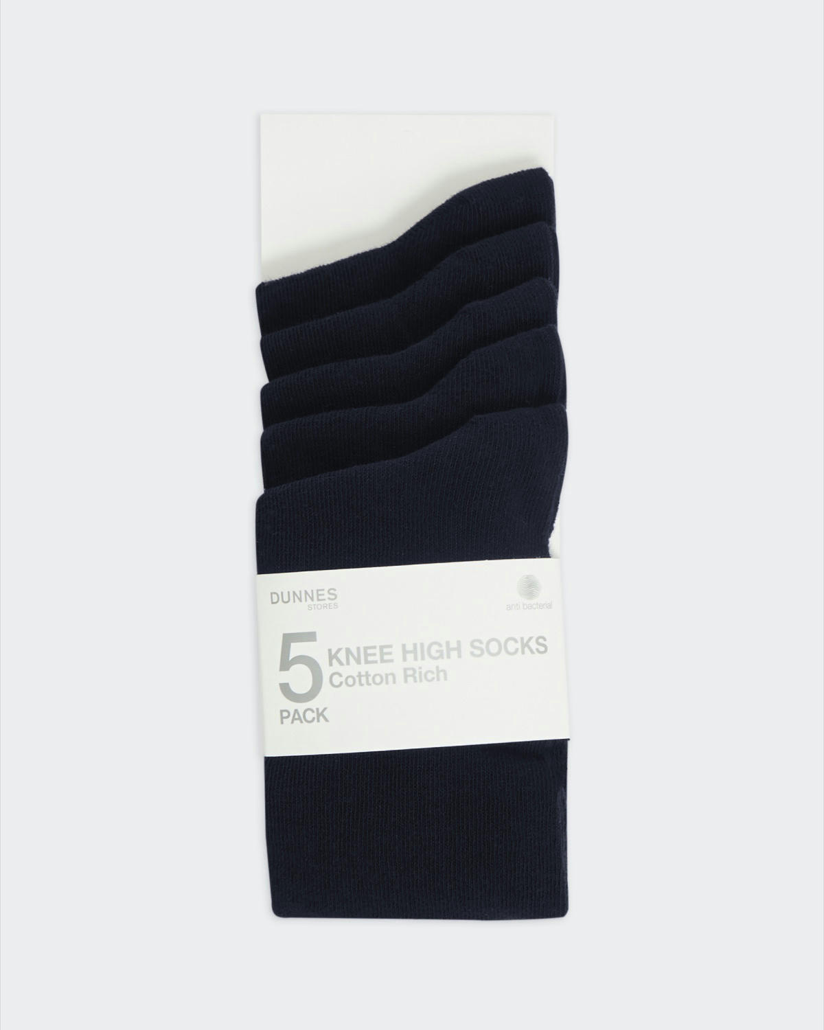 Girls Cotton Rich Knee High Socks - Pack Of 5