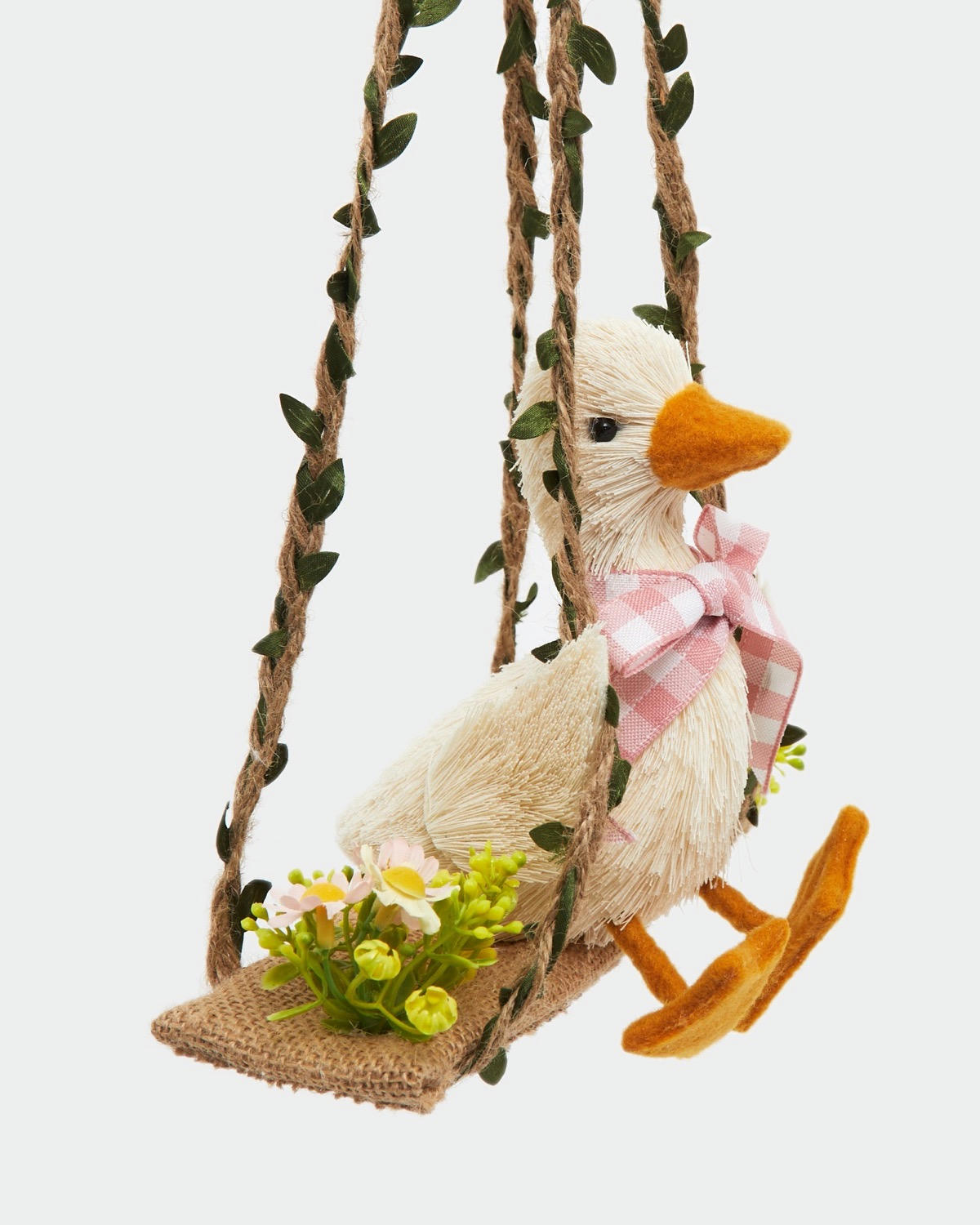 Easter Goose On Swing Decoration