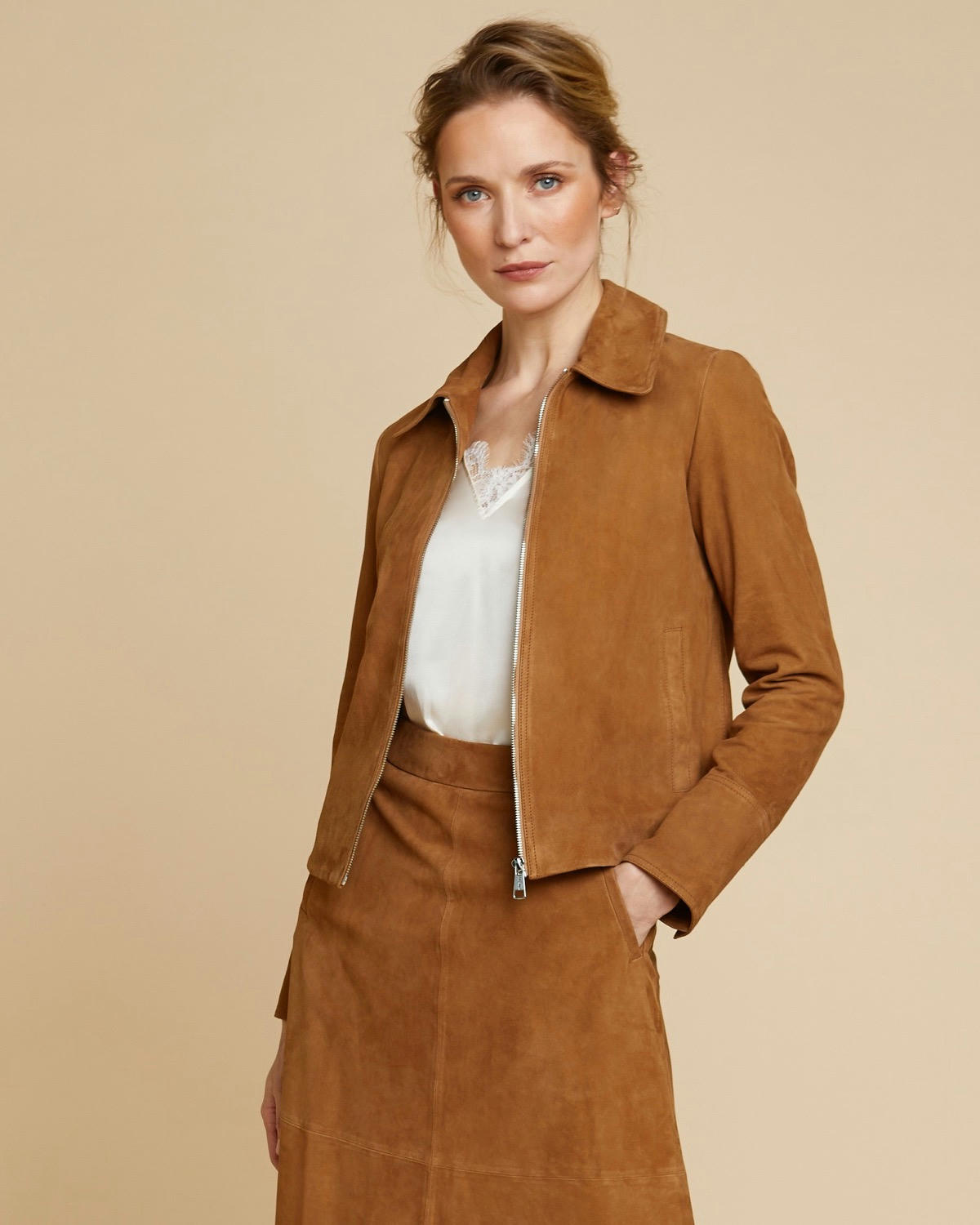 Paul Costelloe Living Studio Suede Jacket