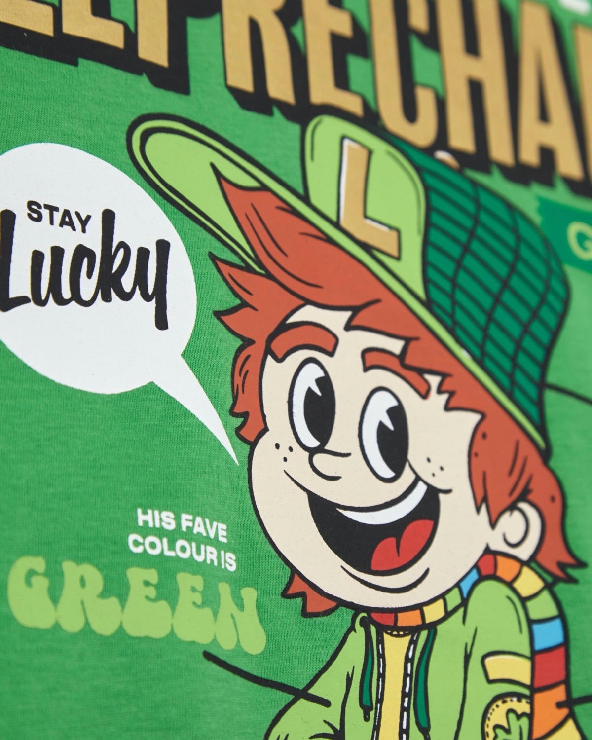 St Patrick's Day Leprechaun T-Shirt (3-14 Years)