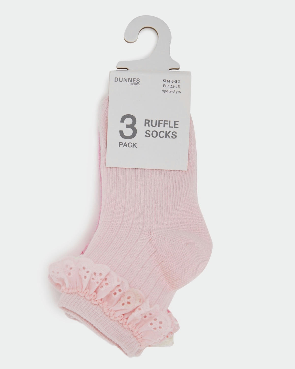 Baby Cotton Lace Socks - Pack Of 3