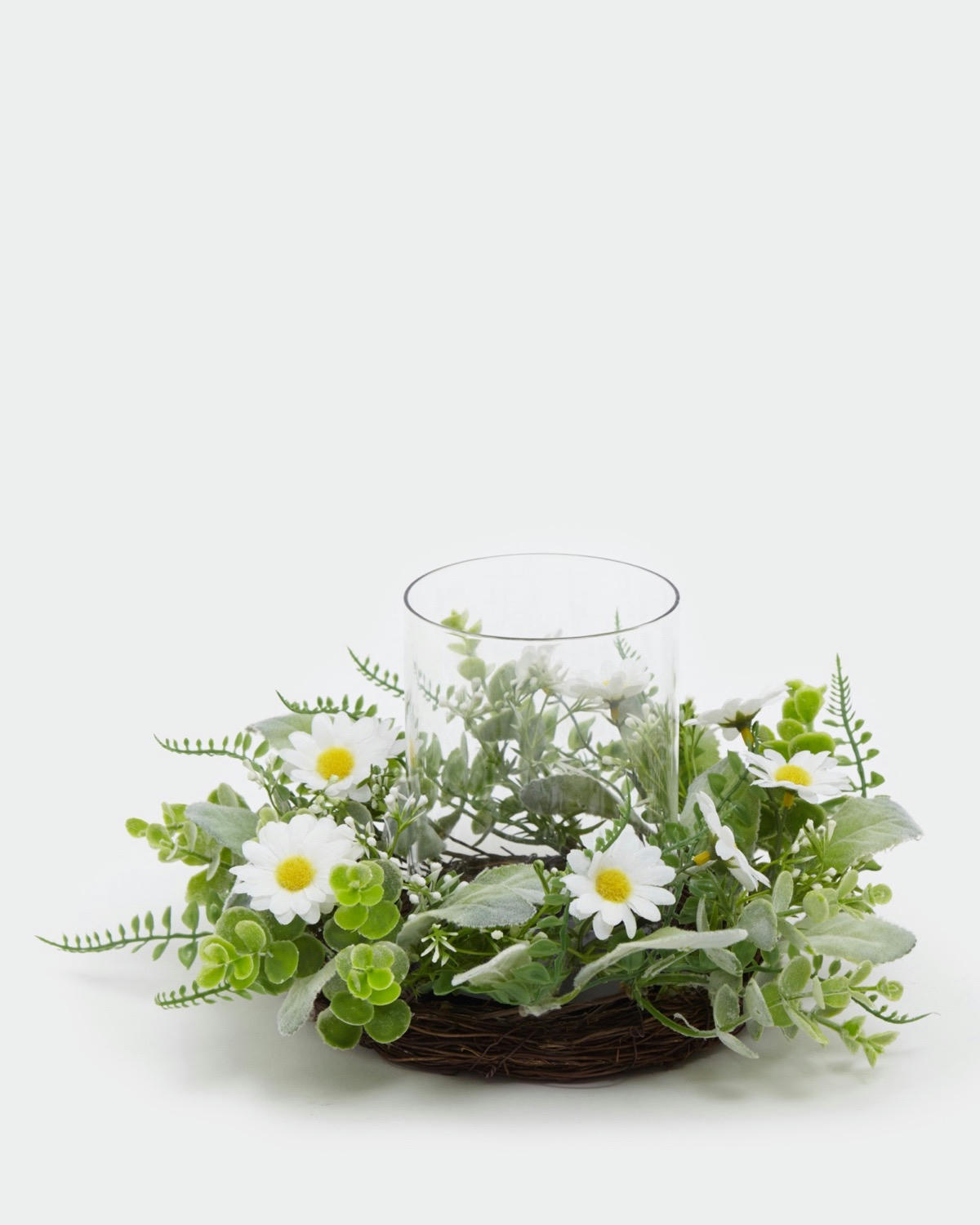 Daisy Pillar Candle Holder