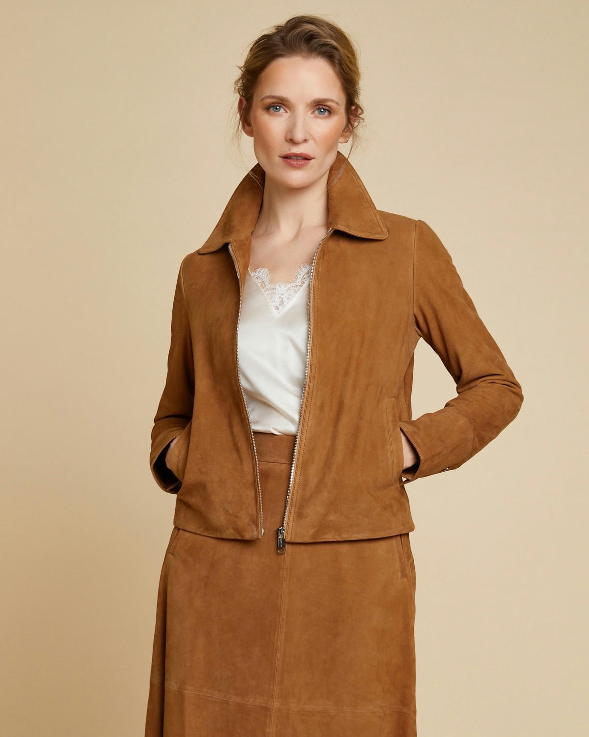 Paul Costelloe Living Studio Suede Jacket