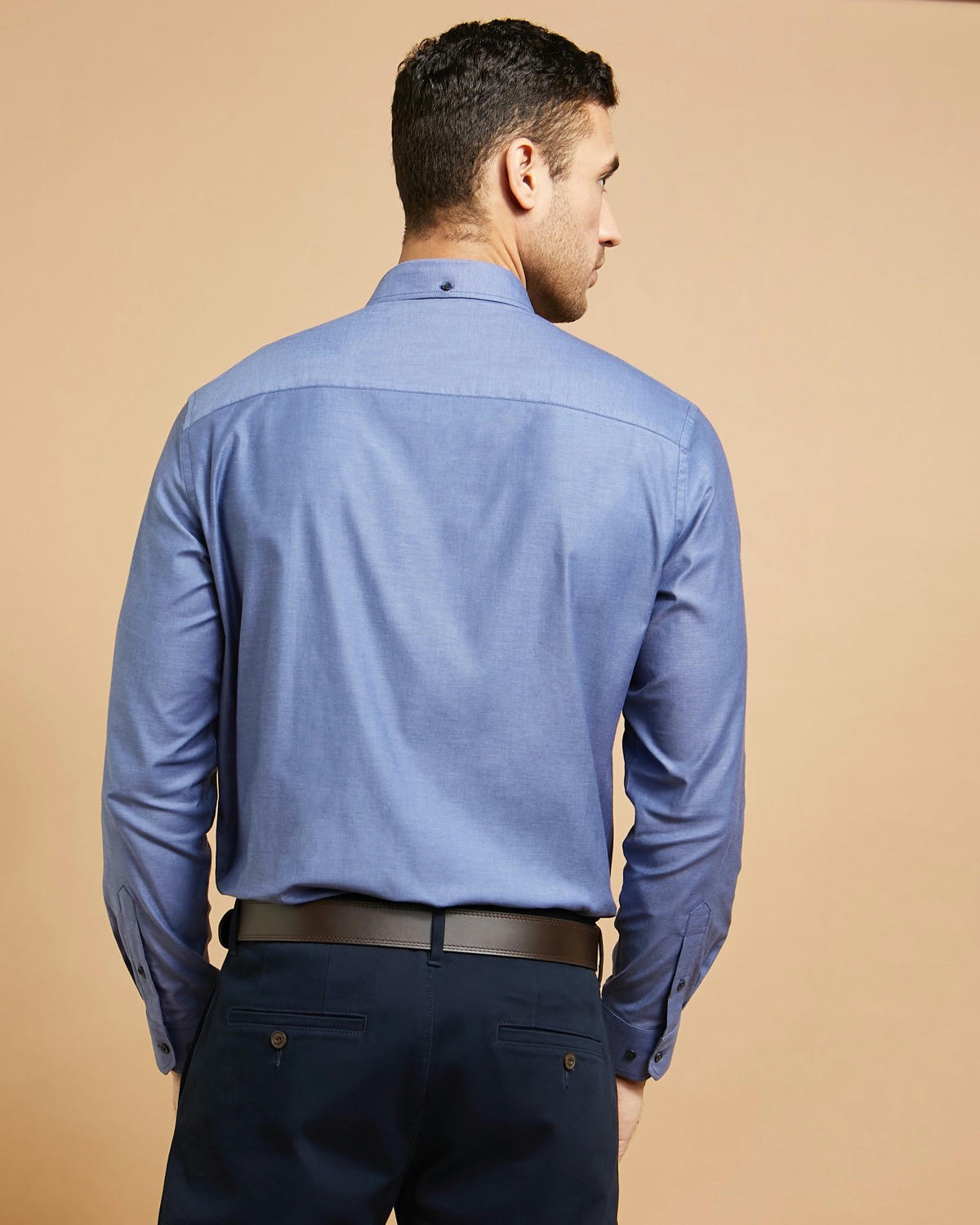 Paul Costelloe Living Regular Fit Stretch Oxford