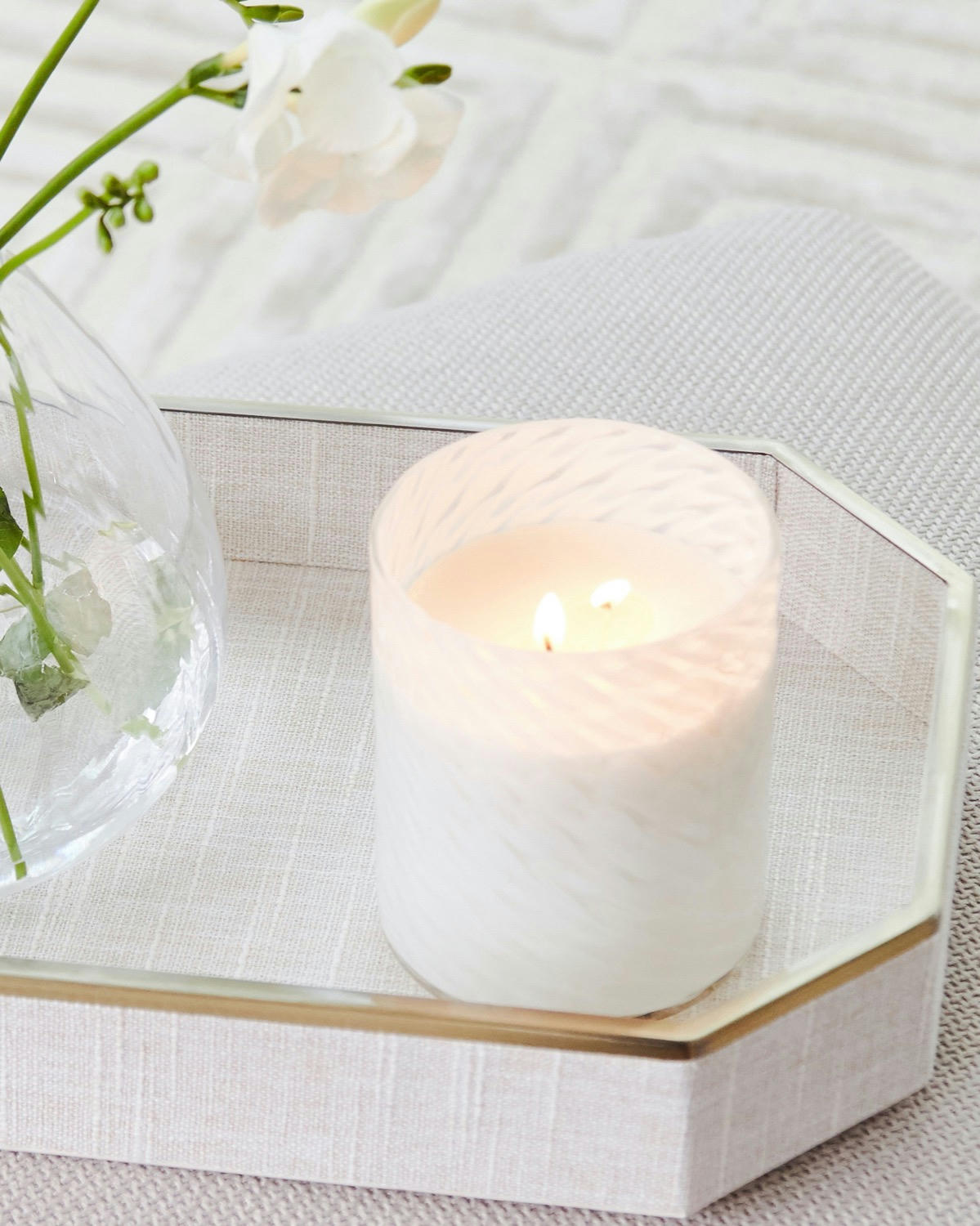 Francis Brennan the Collection Opal Glass Candle