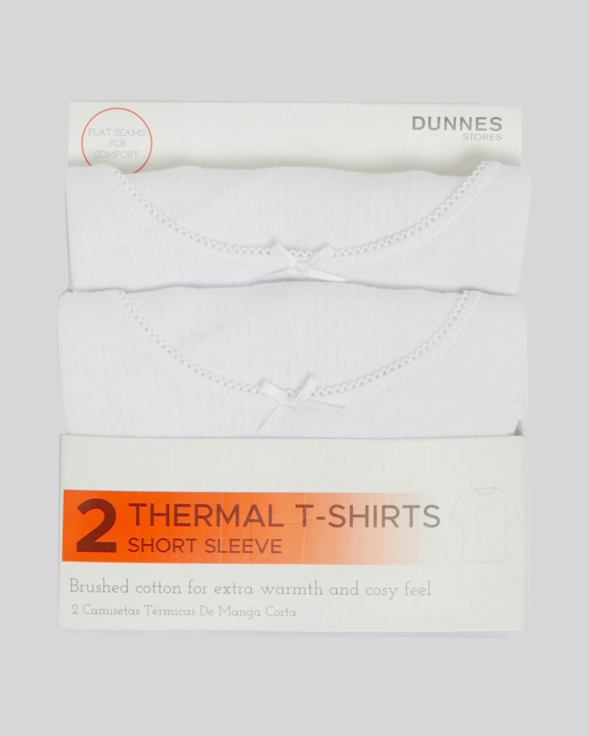 Girls Thermal Short-Sleeved T-shirts - Pack Of 2 (2 - 14 years)