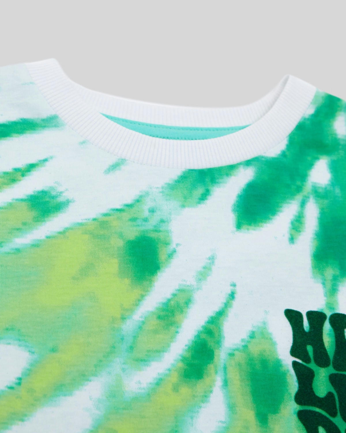 Long-Sleeved St Patricks Tie Dye Layered Shirt (3-14 Years)