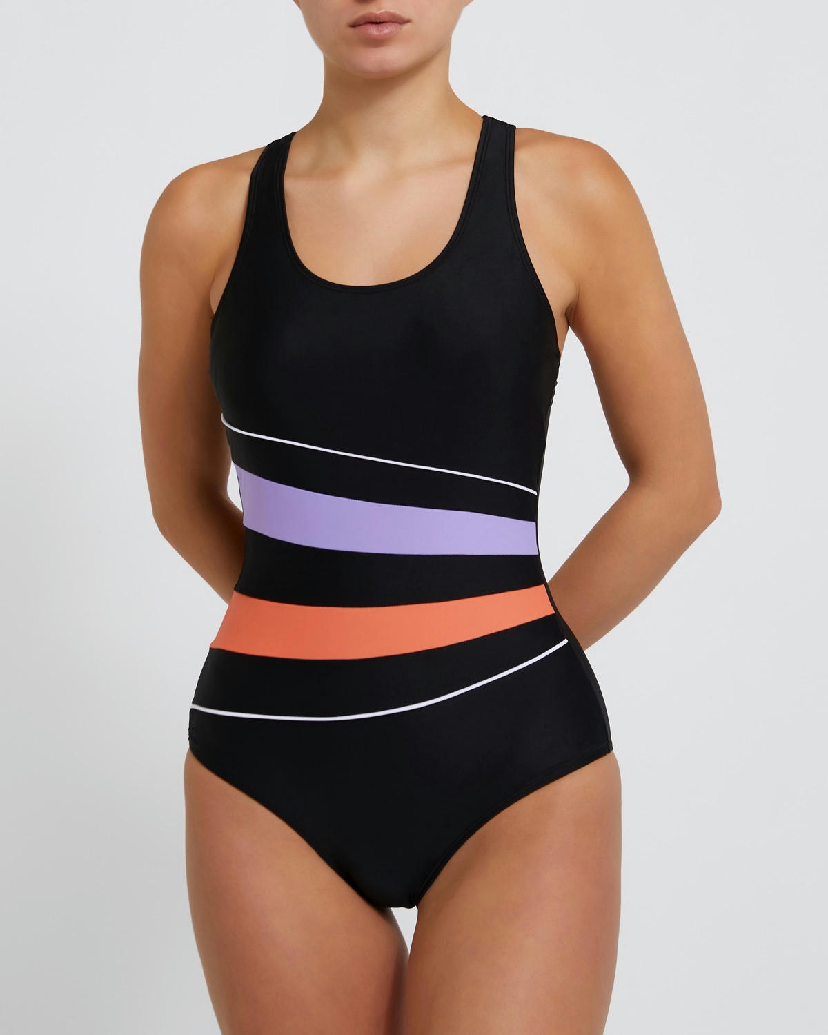 Panel Sports Swimsuit