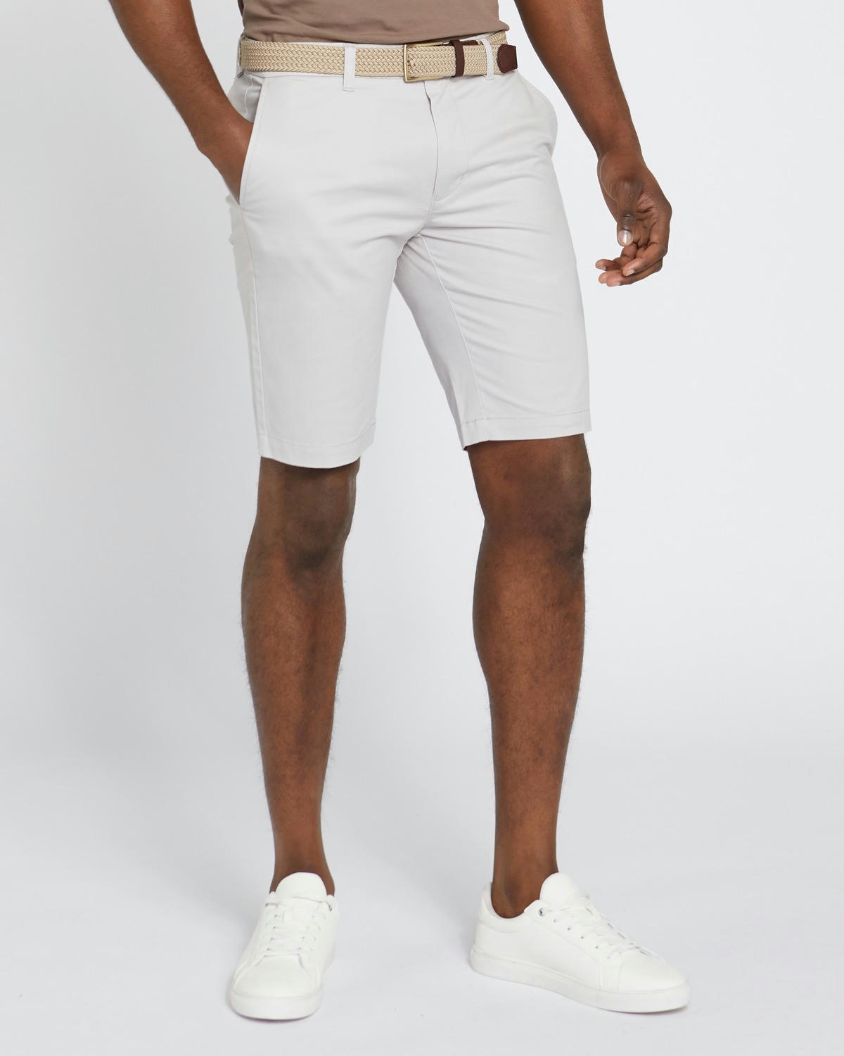 Slim Fit Stretch Chino Shorts