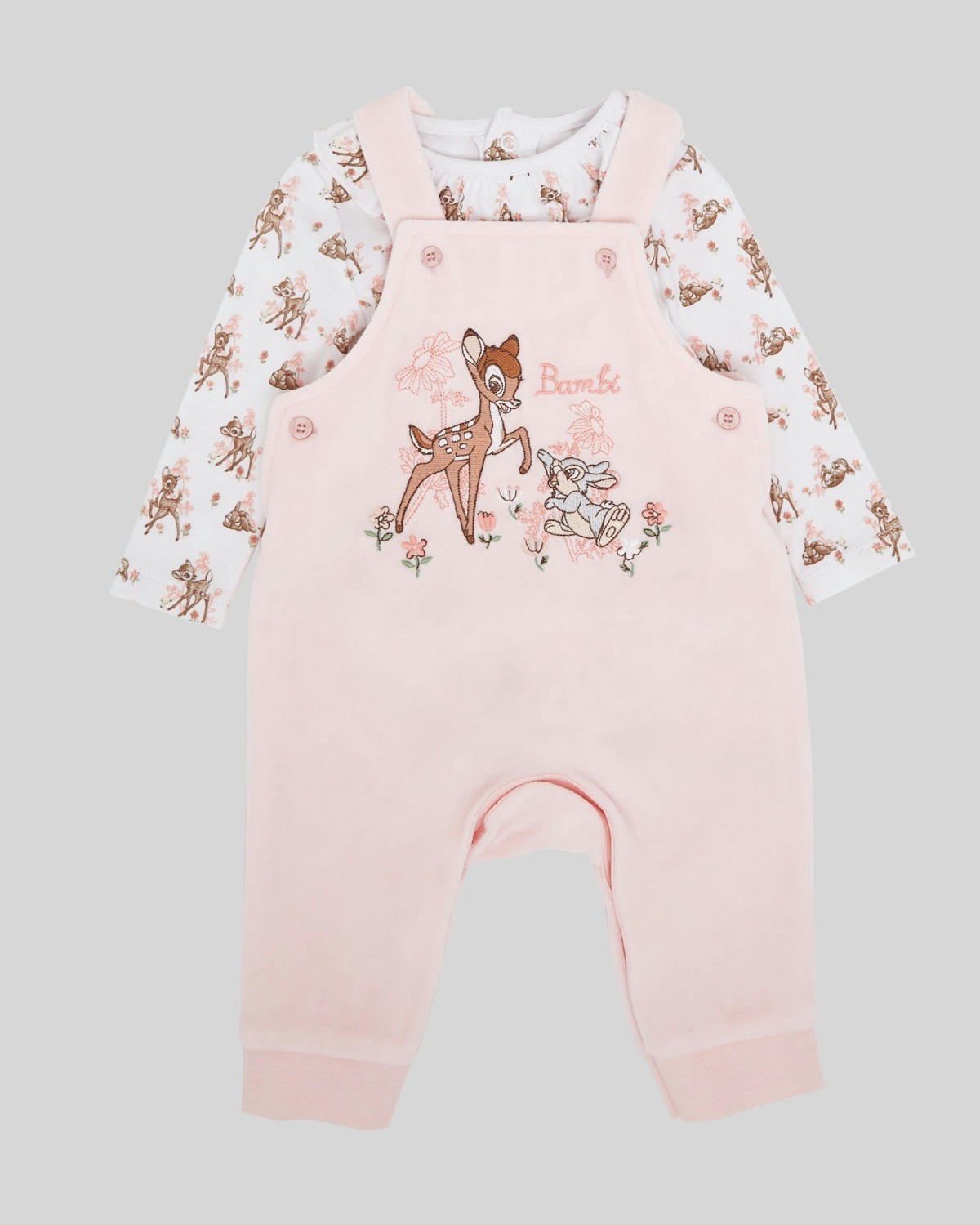 Bambi Dungaree Set (Newborn-12 months)