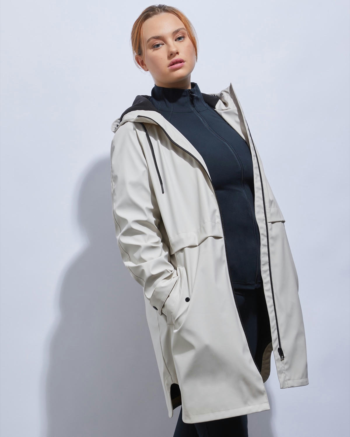 Fleece Lined Raincoat