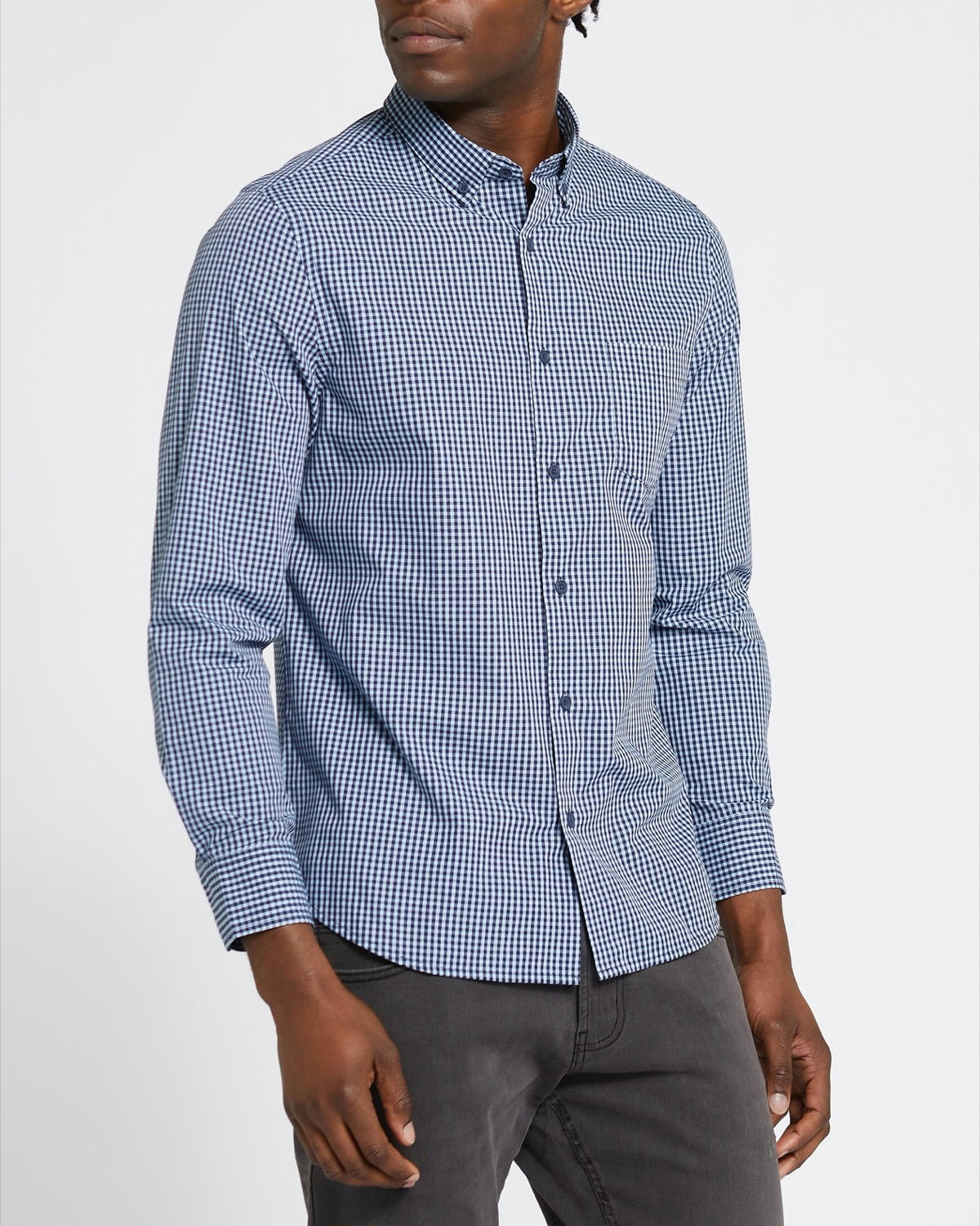 Long-Sleeved Slim Fit Shirt