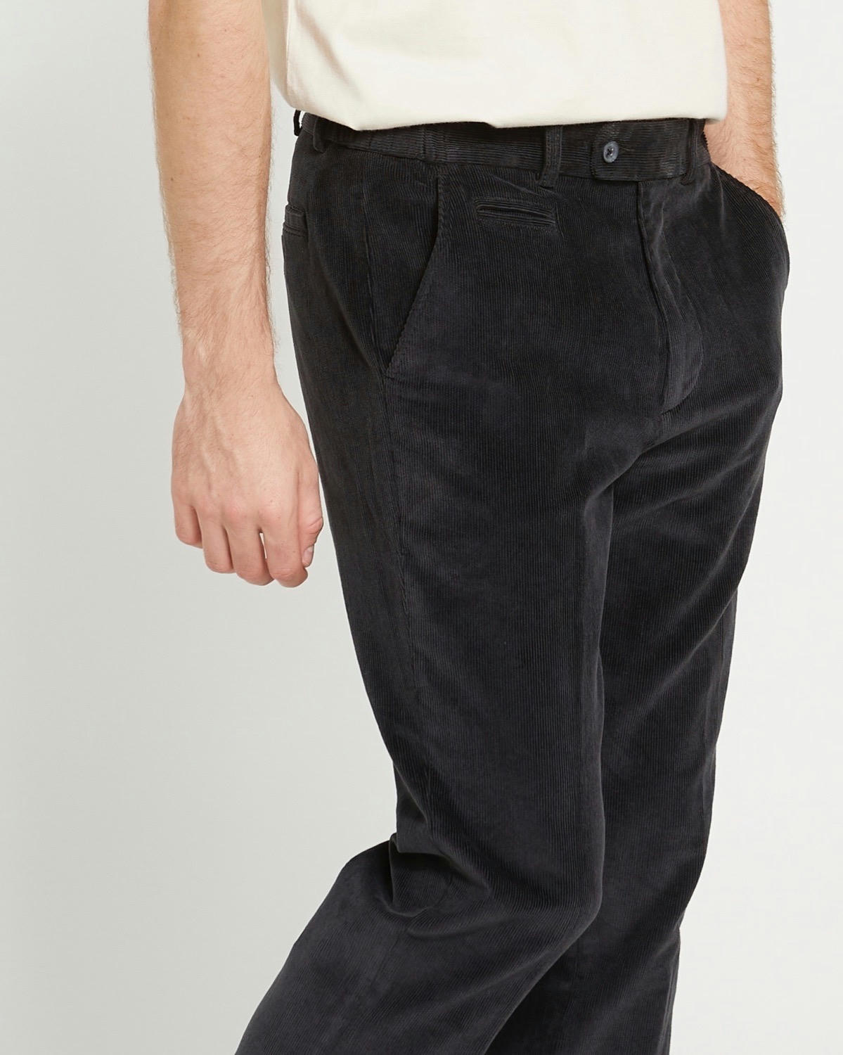 Regular Fit Stretch Corduroy Trousers