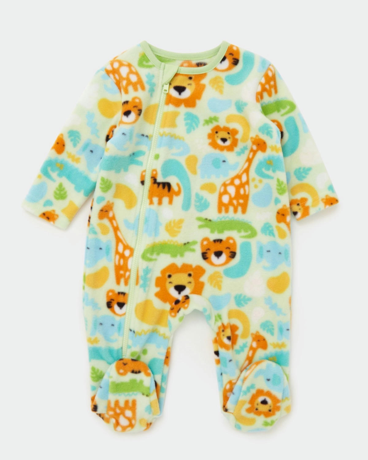 Fleece Sleepsuit - Pack Of 2