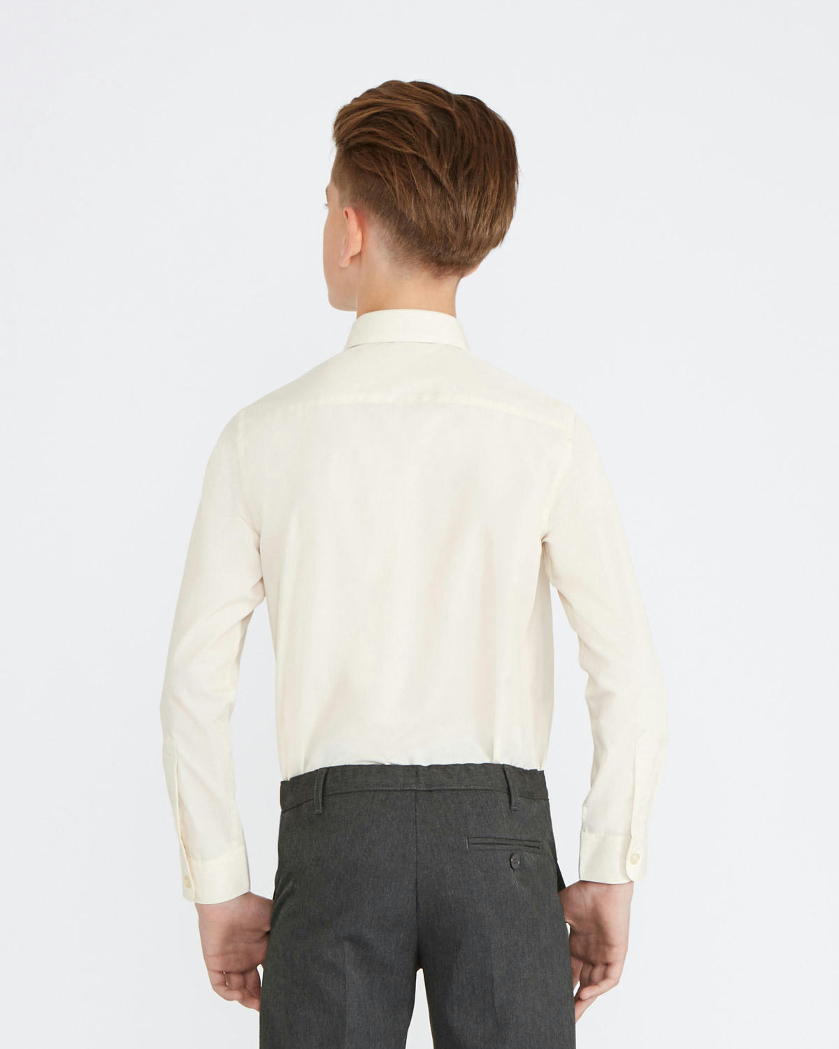 Long-Sleeved Non Iron Shirt - Pack of 3 - (4-16 Years)